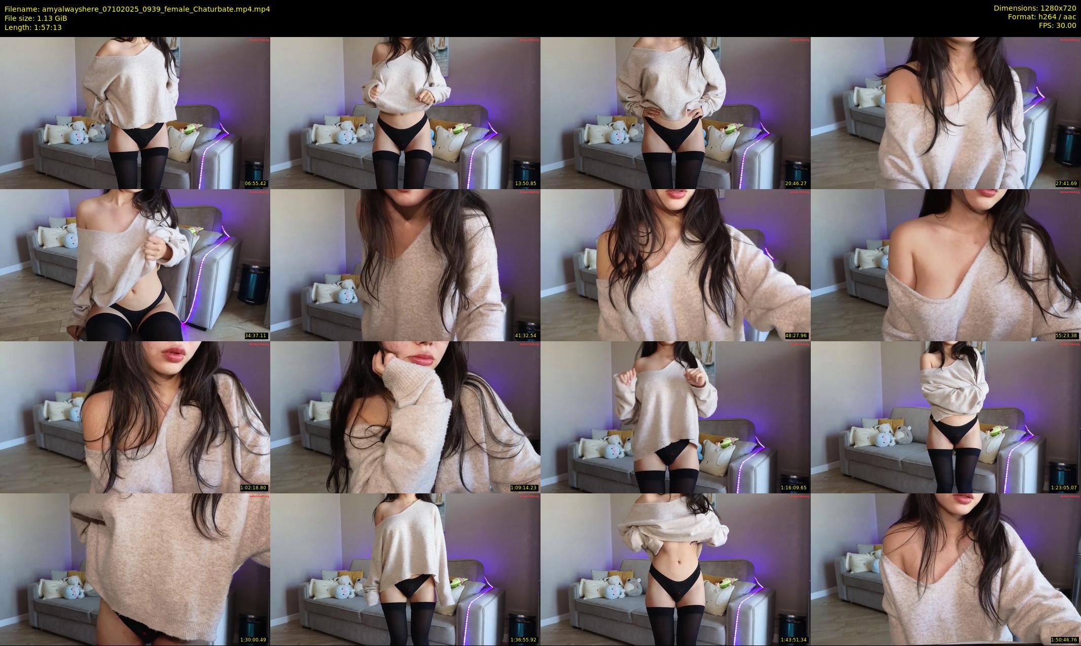 amyalwayshere — 118 minute Chaturbate female cam show recording, 720p, Oct 7, 2025