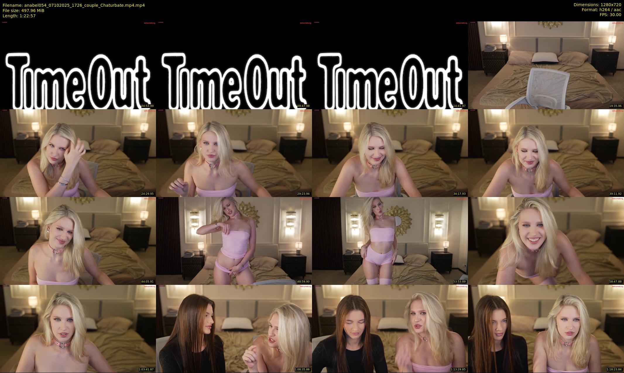 anabel054 — 83 minute Chaturbate female cam show recording, 720p, Oct 7, 2025