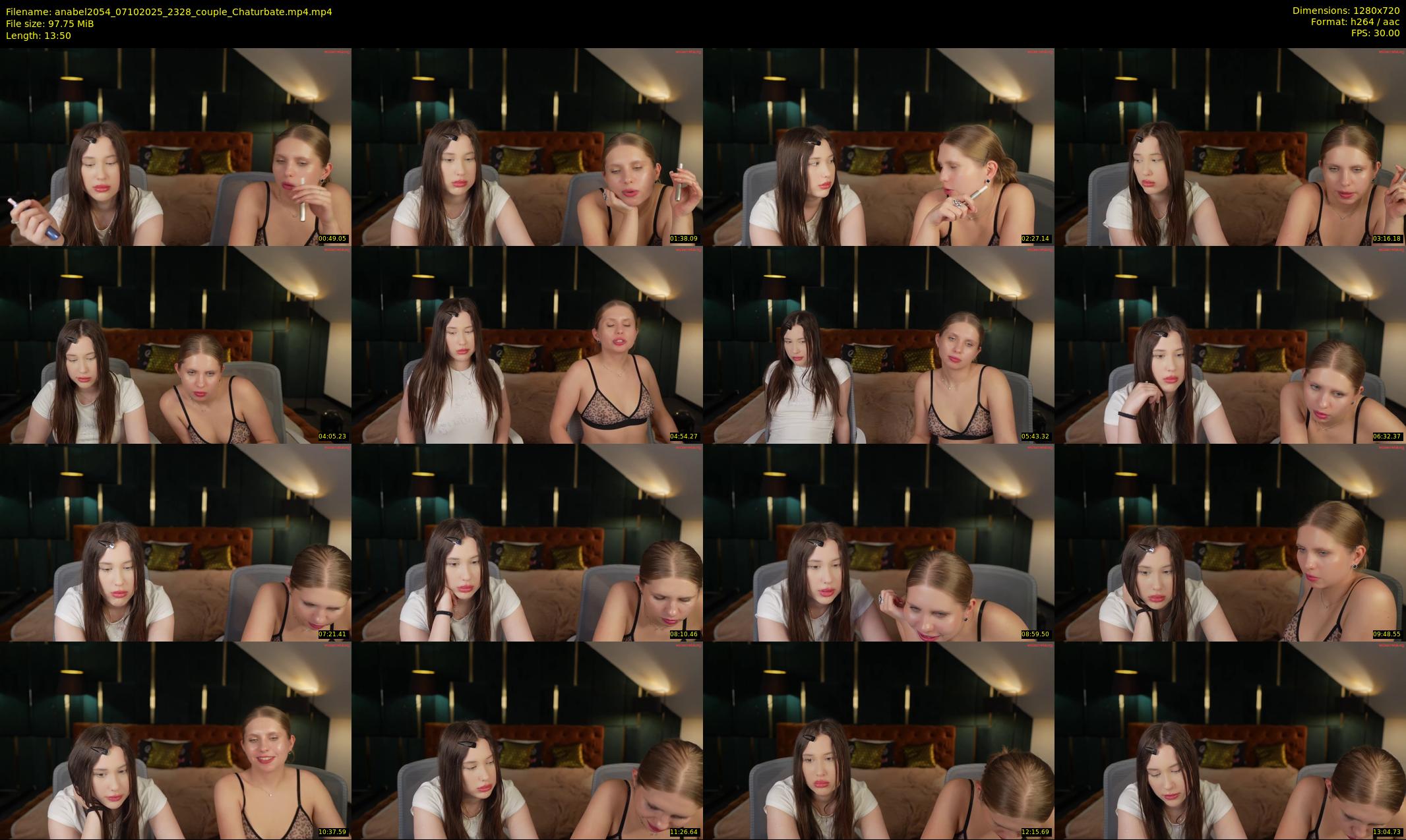 anabel2054 — 14 minute Chaturbate female cam show recording, 720p, Oct 7, 2025