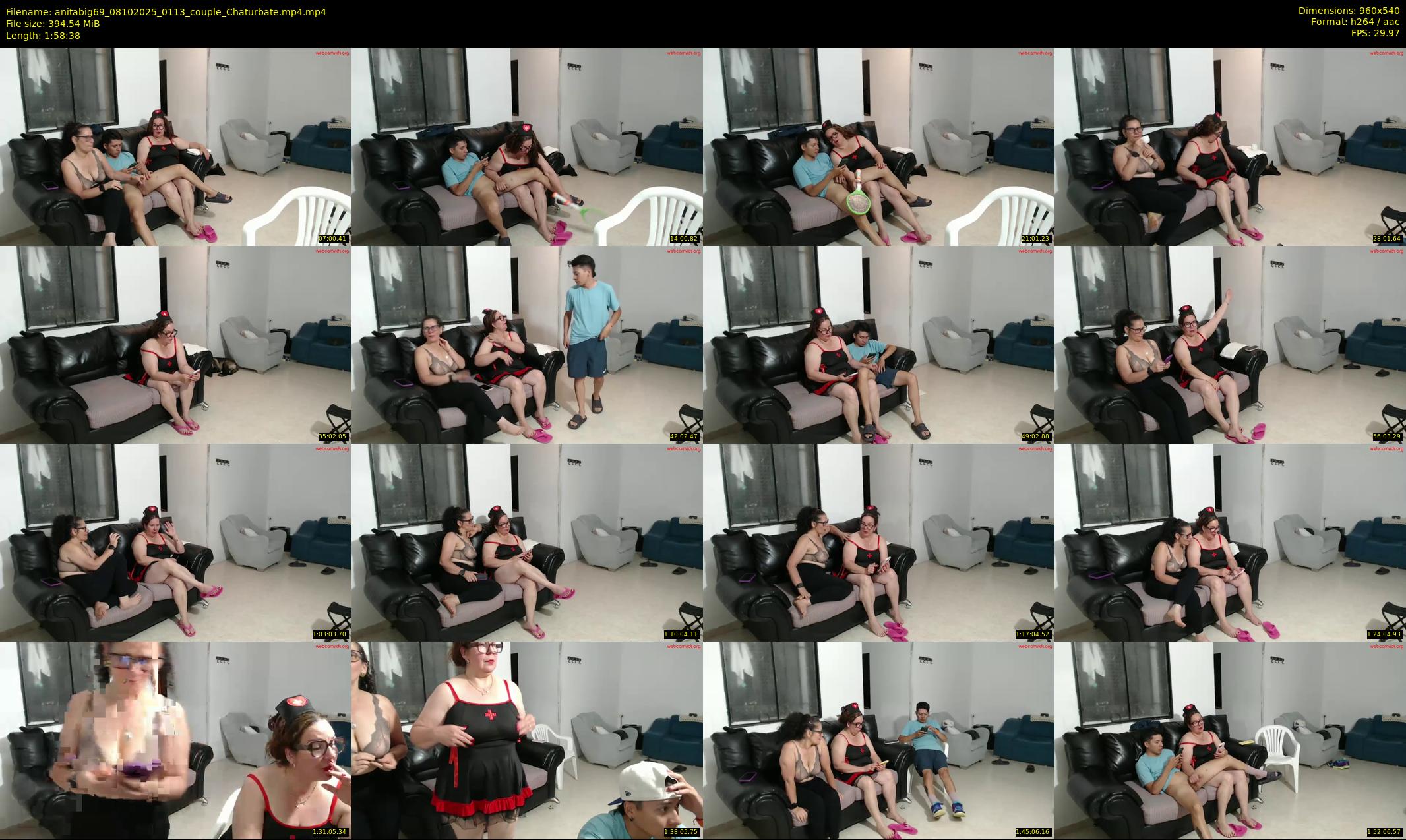 anitabig69 — 119 minute Chaturbate couple cam show recording, 480p, Oct 8, 2025