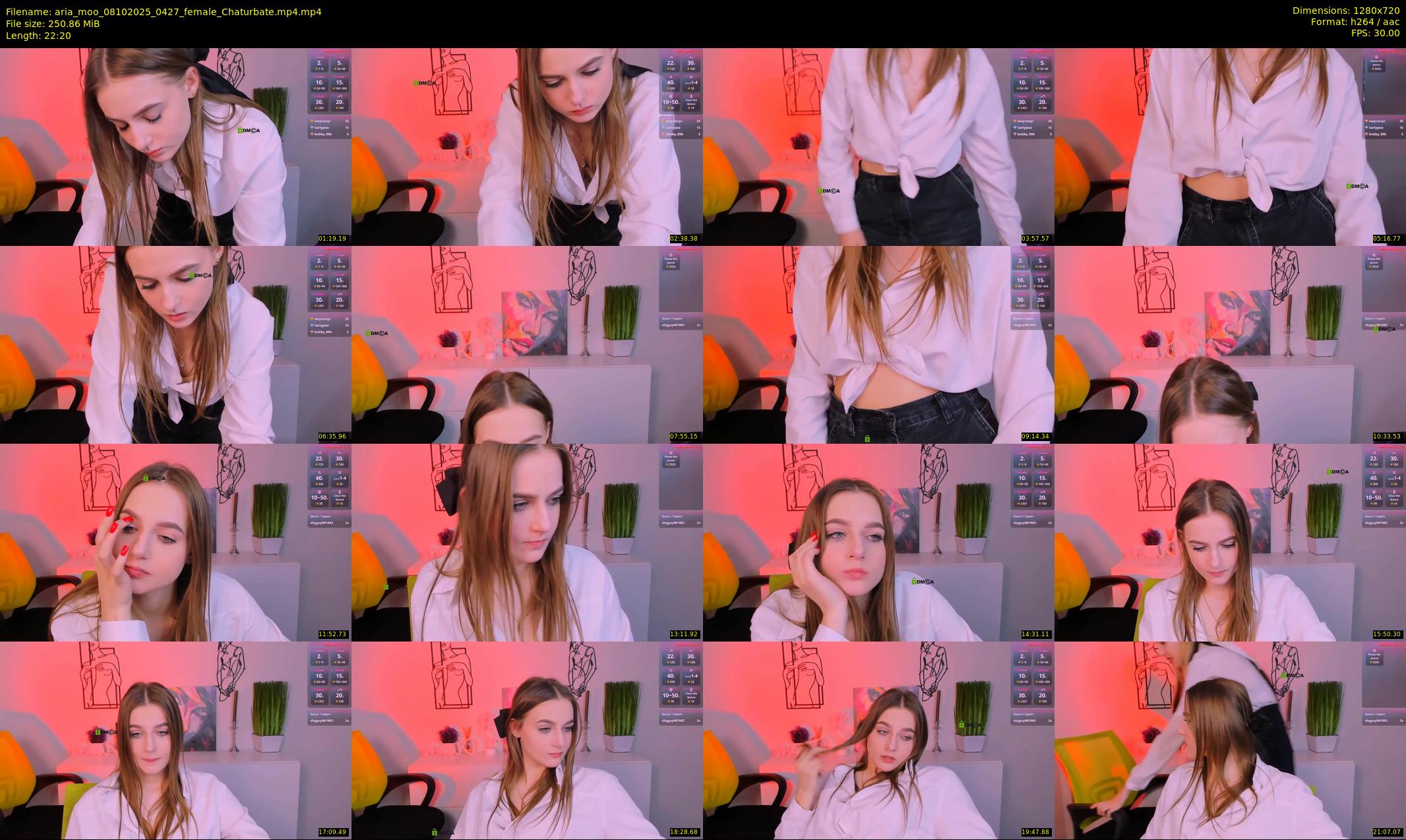 aria_moo — 23 minute Chaturbate couple cam show recording, 720p, Oct 8, 2025