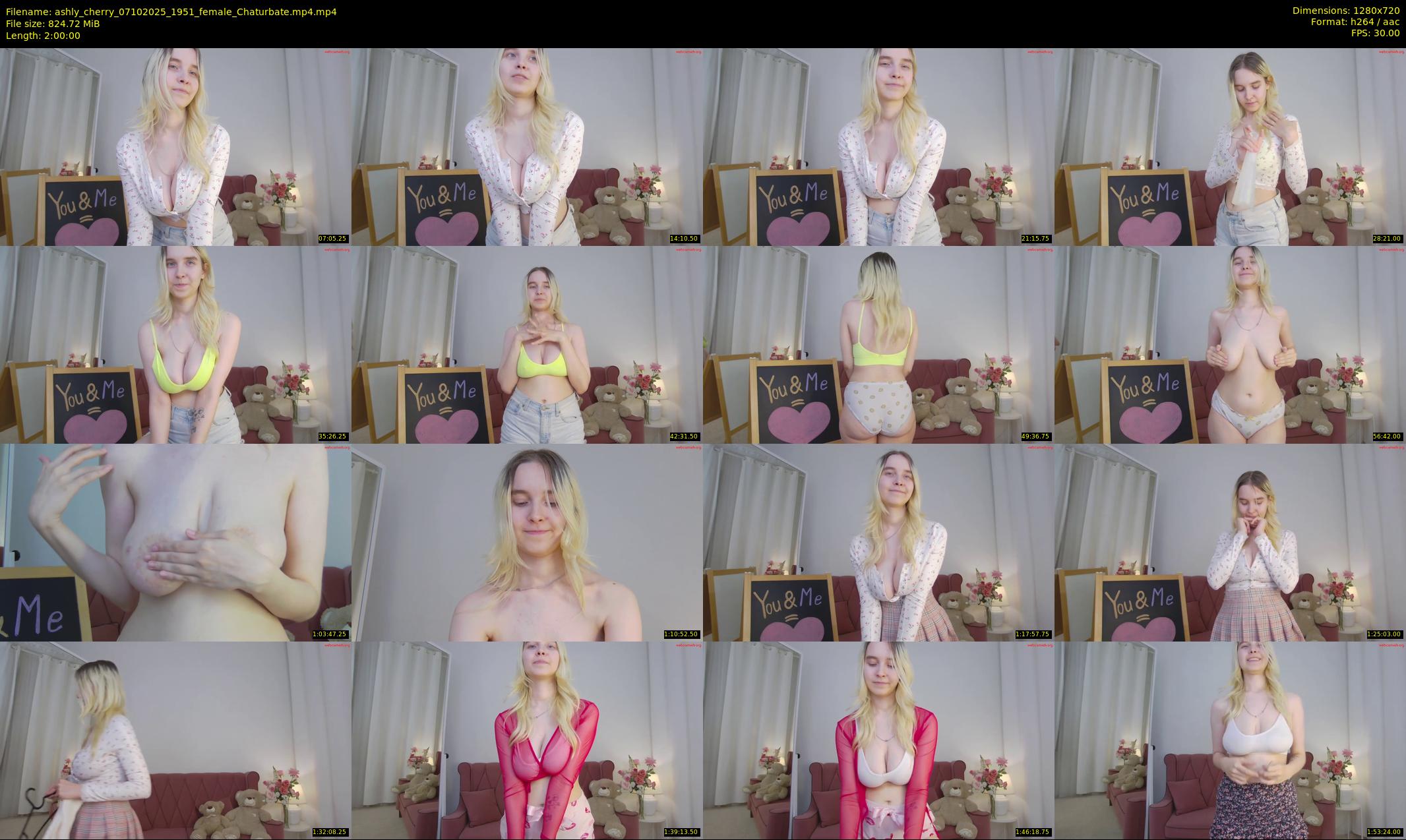 ashly_cherry — 120 minute Chaturbate female cam show recording, 720p, Oct 7, 2025