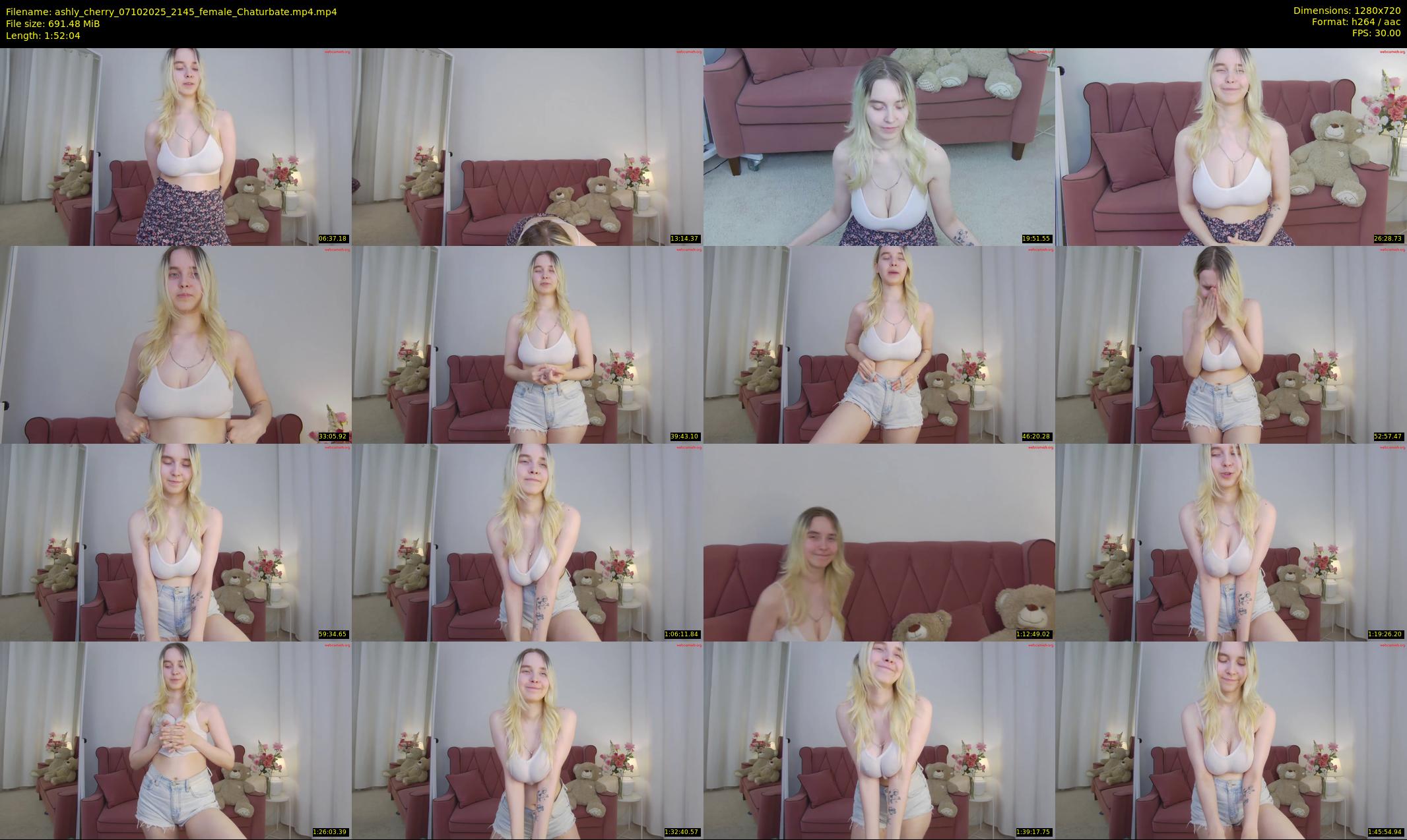 ashly_cherry — 113 minute Chaturbate female cam show recording, 720p, Oct 7, 2025