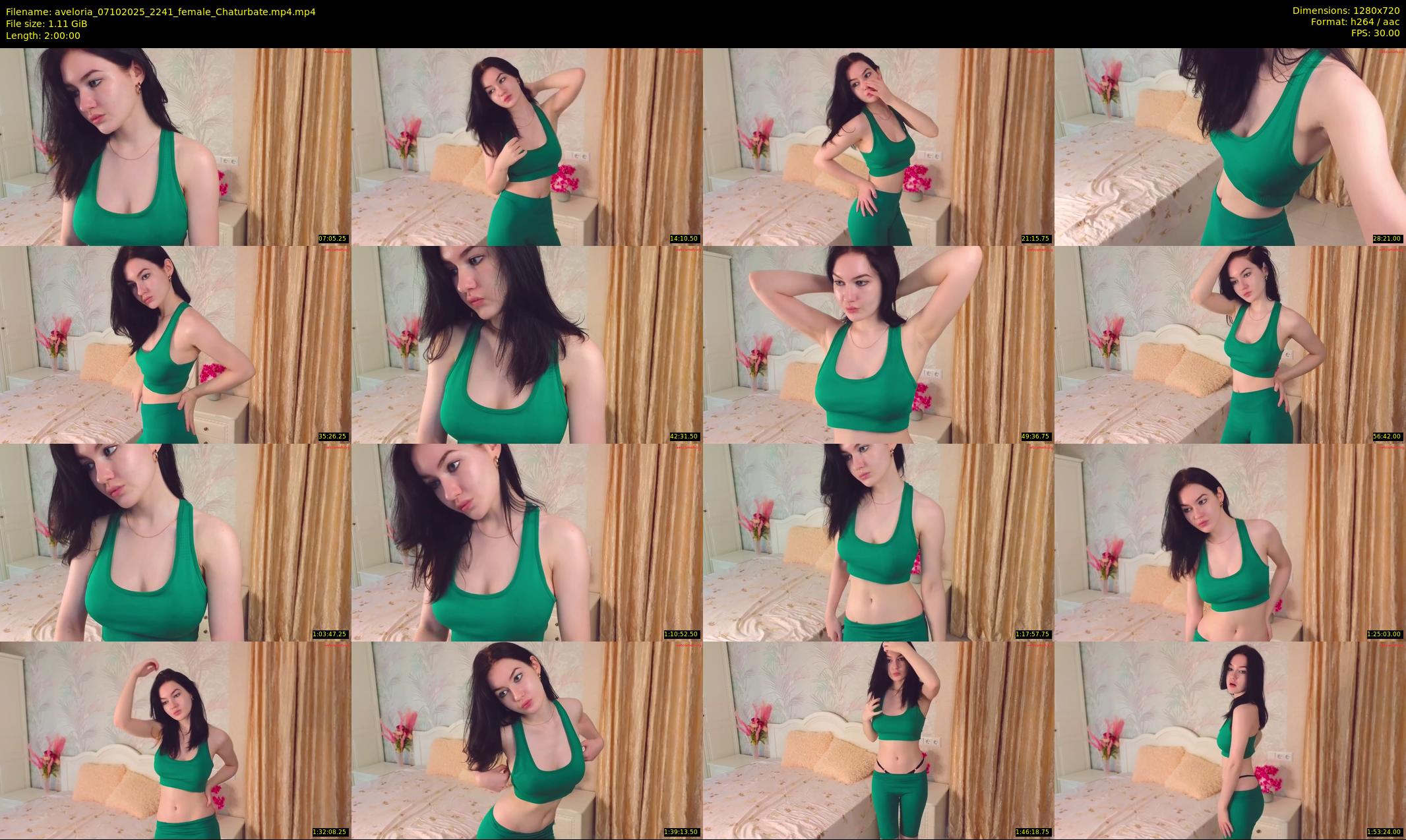 aveloria — 120 minute Chaturbate female cam show recording, 720p, Oct 7, 2025