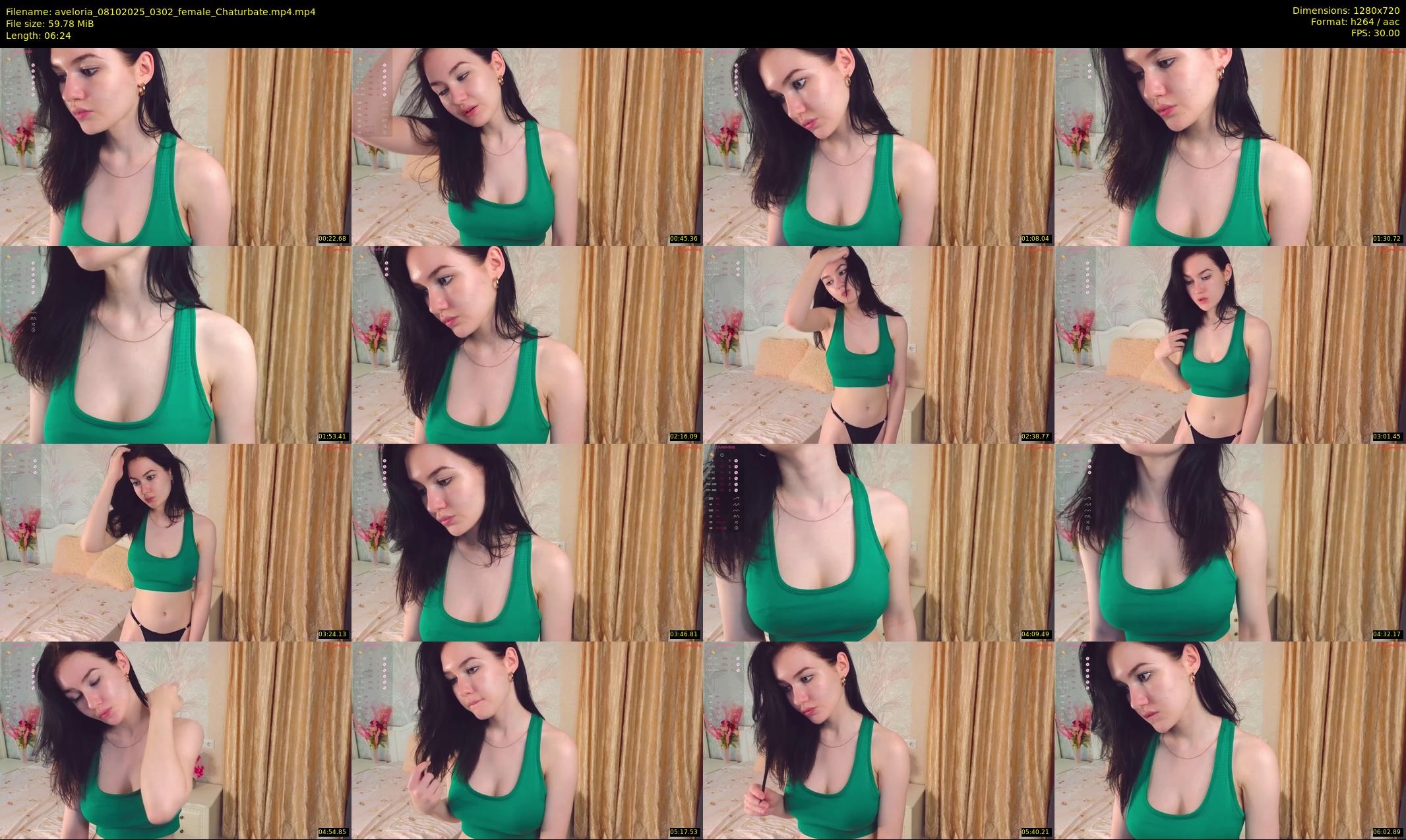 aveloria — 7 minute Chaturbate female cam show recording, 720p, Oct 8, 2025