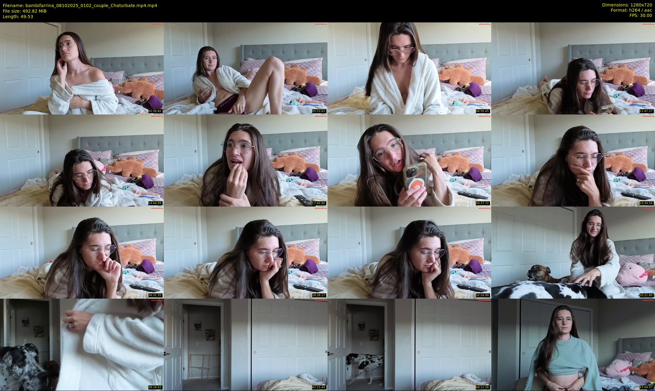 bambifarrina — 50 minute Chaturbate couple cam show recording, 720p, Oct 8, 2025
