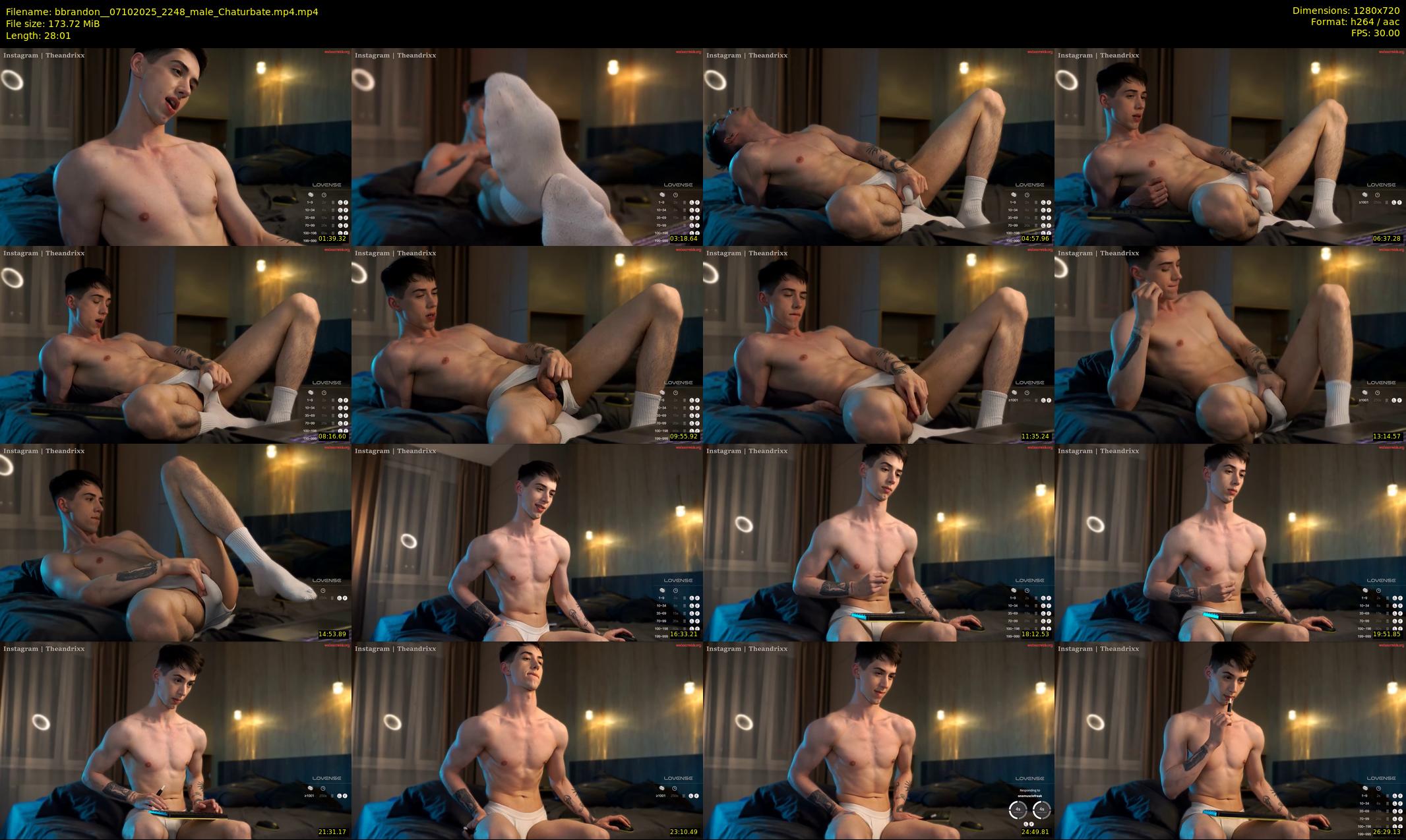 bbrandon_ — 29 minute Chaturbate male cam show recording, 720p, Oct 7, 2025