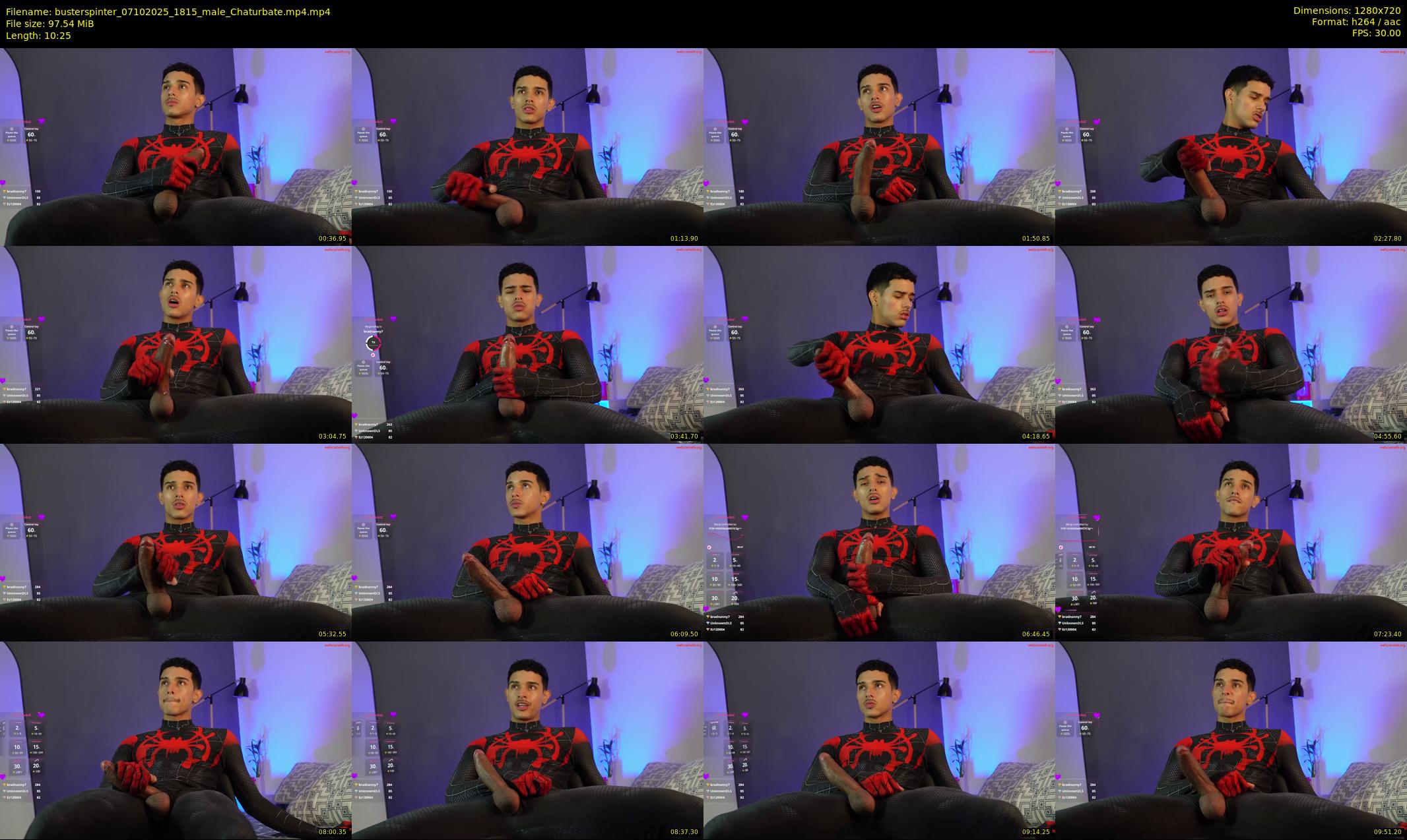 busterspinter — 11 minute Chaturbate male cam show recording, 720p, Oct 7, 2025