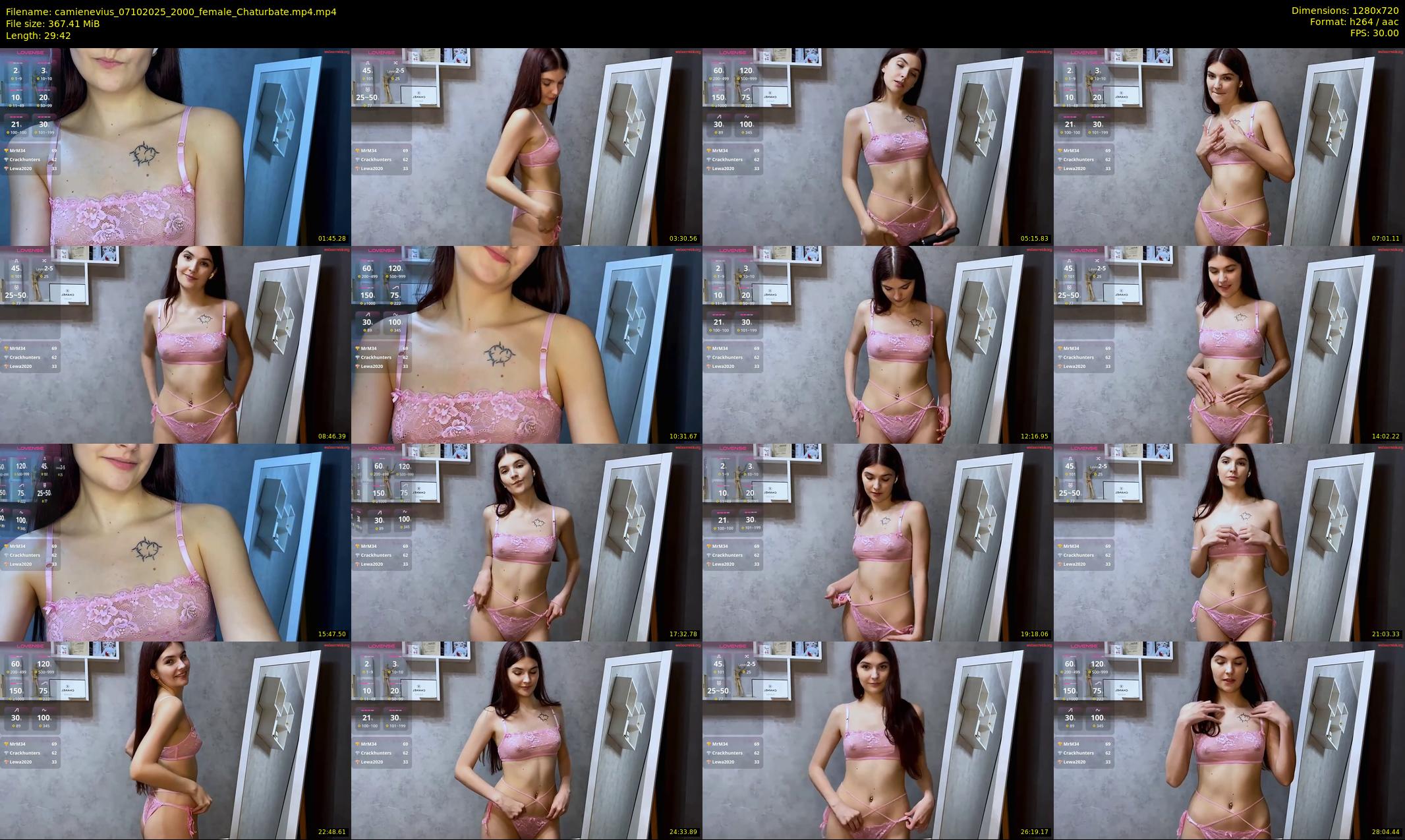 camienevius — 30 minute Chaturbate female cam show recording, 720p, Oct 7, 2025