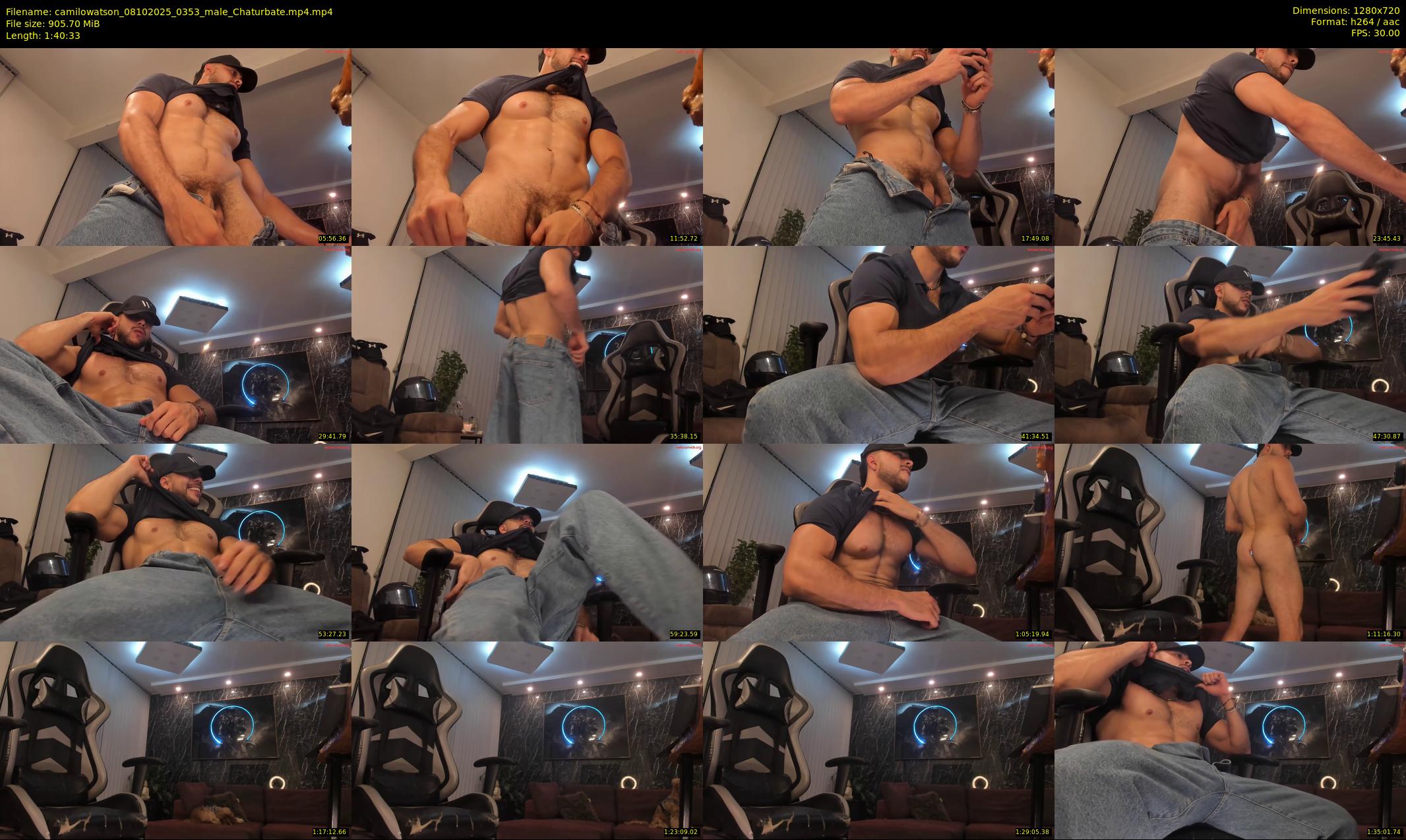 camilowatson — 101 minute Chaturbate male cam show recording, 720p, Oct 8, 2025