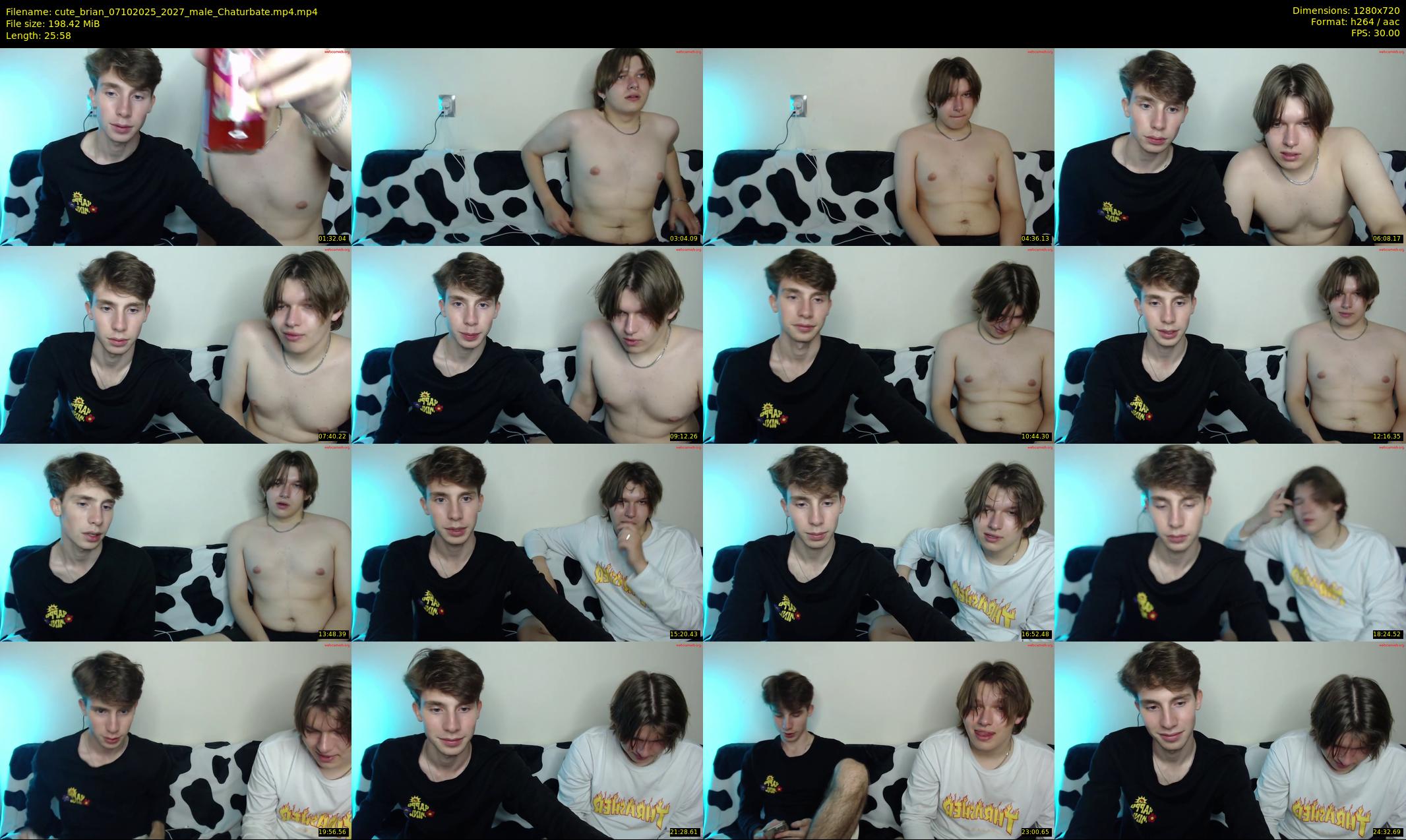 cute_brian — 26 minute Chaturbate male cam show recording, 720p, Oct 7, 2025