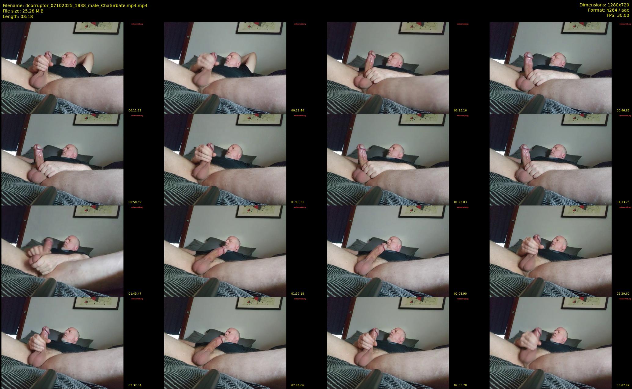 dcorruptor — 4 minute Chaturbate male cam show recording, 720p, Oct 7, 2025