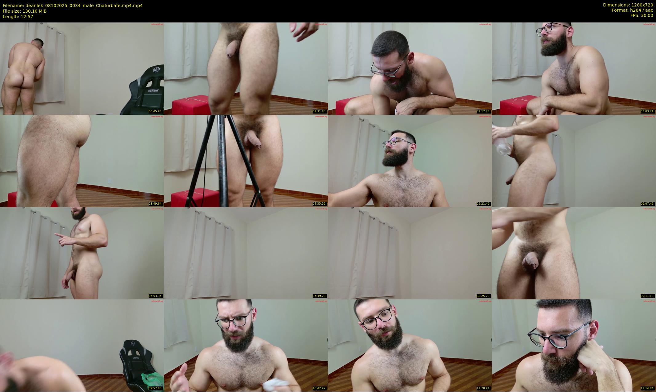 deanlek — 13 minute Chaturbate male cam show recording, 720p, Oct 8, 2025