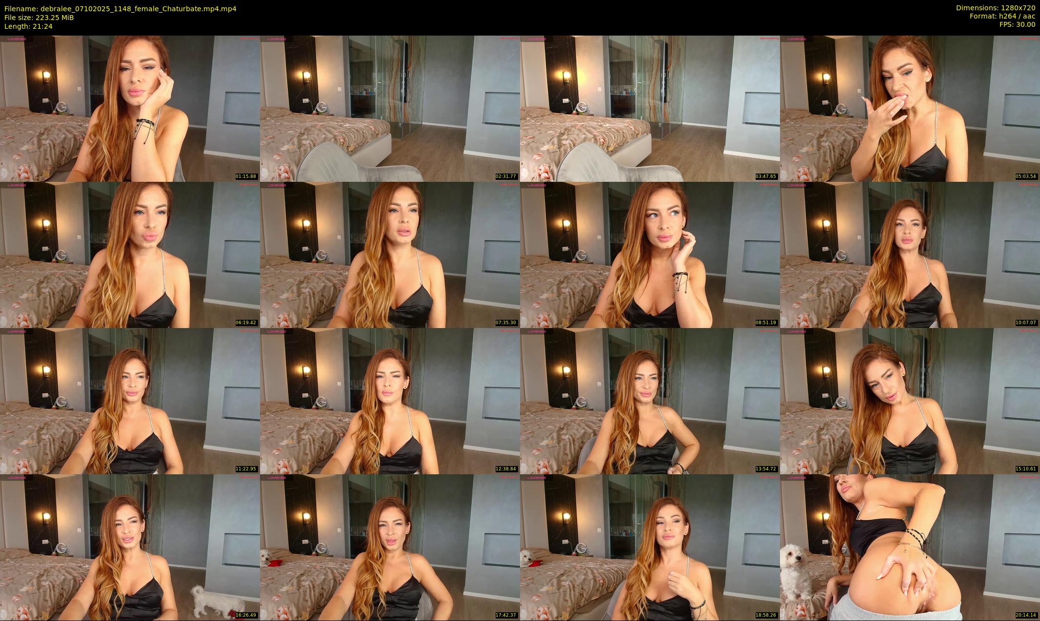 debralee — 22 minute Chaturbate female cam show recording, 720p, Oct 7, 2025