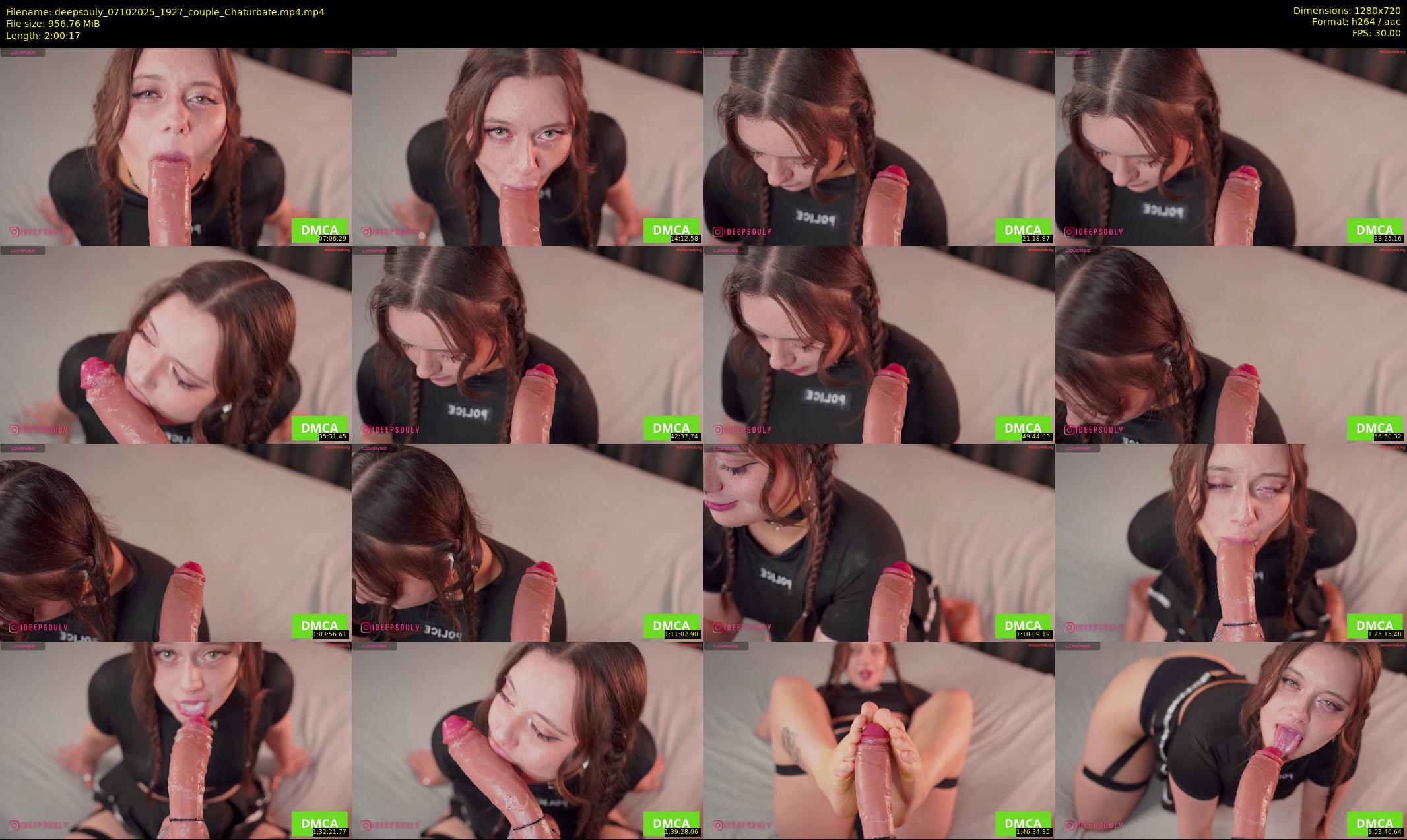 deepsouly — 121 minute Chaturbate female cam show recording, 720p, Oct 7, 2025