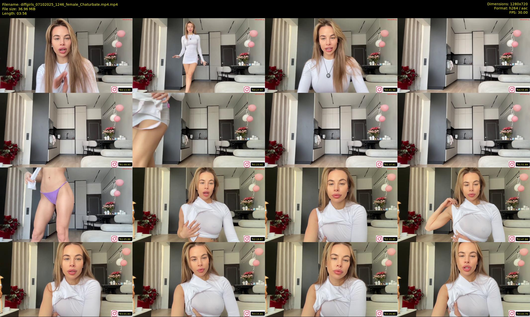 diffgirls — 4 minute Chaturbate female cam show recording, 720p, Oct 7, 2025