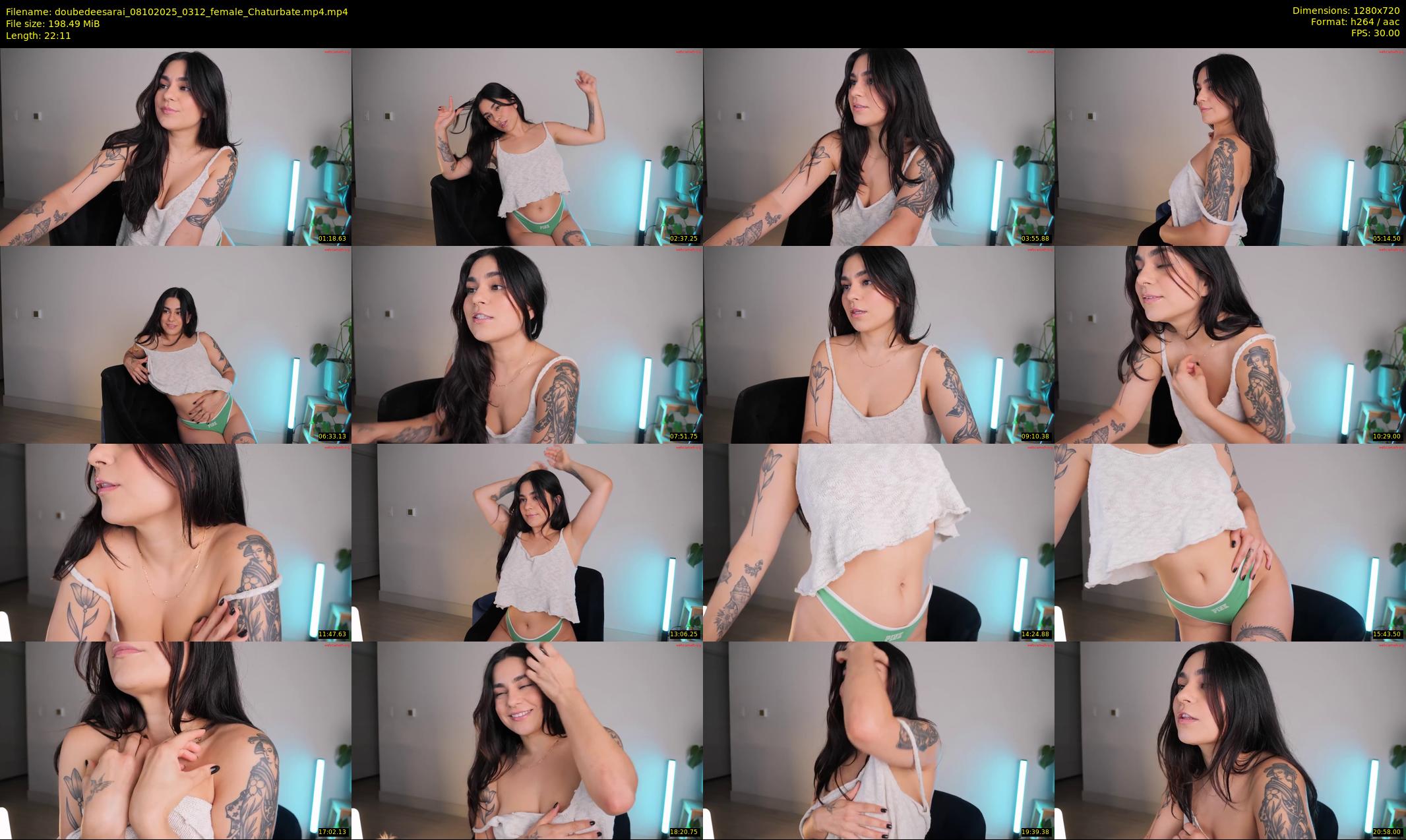 doubedeesarai — 23 minute Chaturbate female cam show recording, 720p, Oct 8, 2025