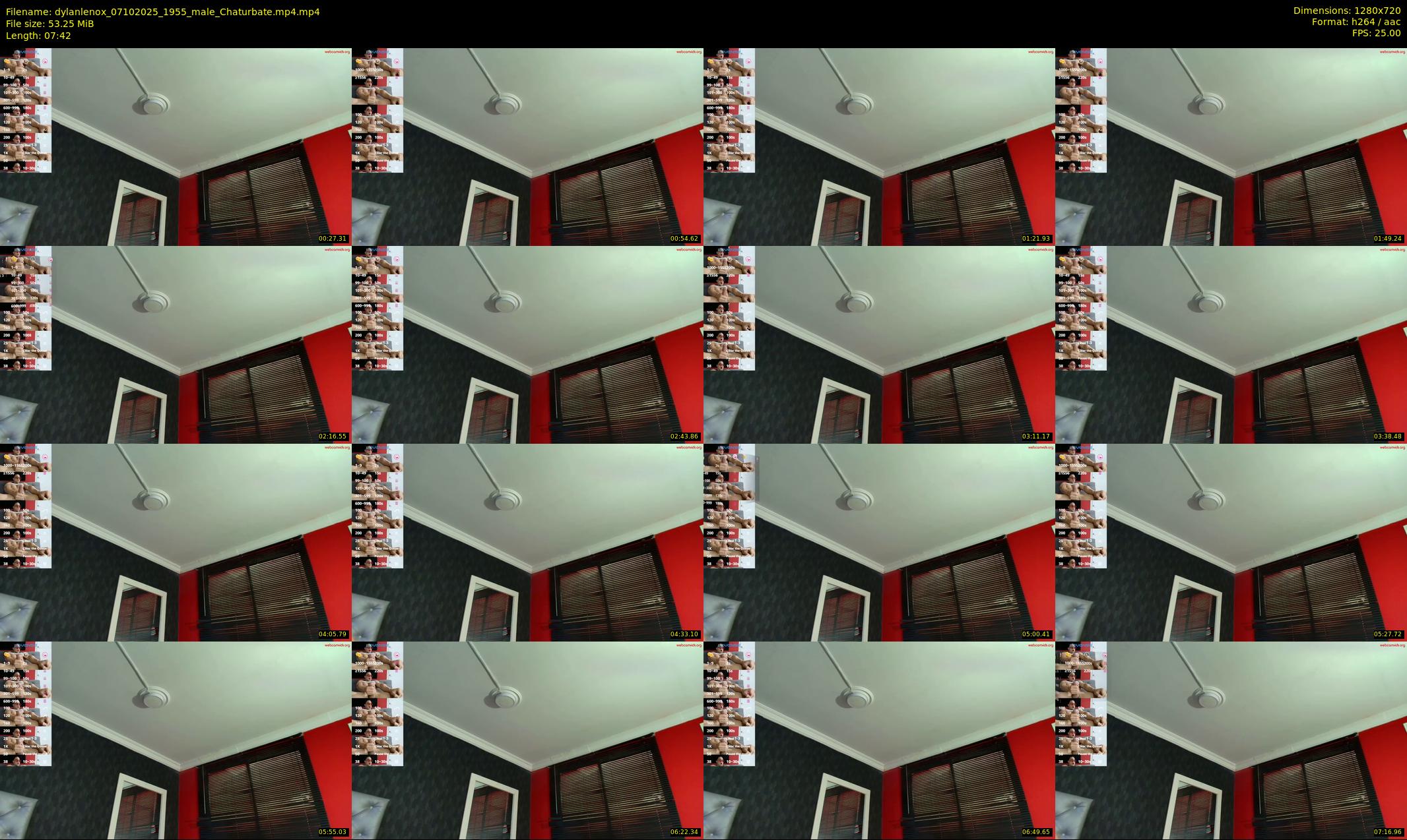 dylanlenox — 8 minute Chaturbate male cam show recording, 720p, Oct 7, 2025