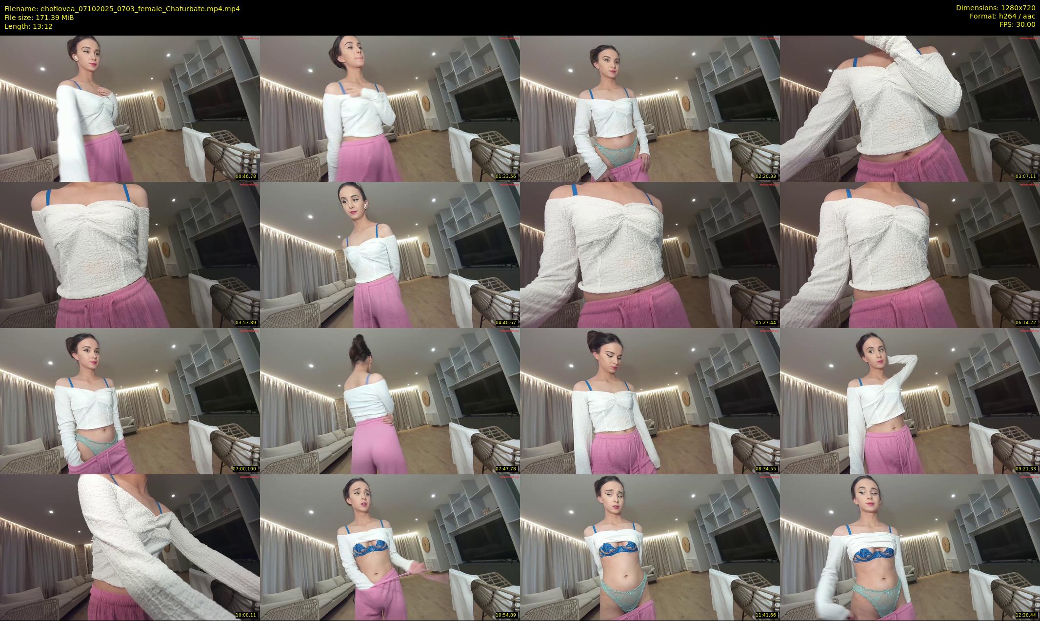 ehotlovea — 14 minute Chaturbate female cam show recording, 720p, Oct 7, 2025