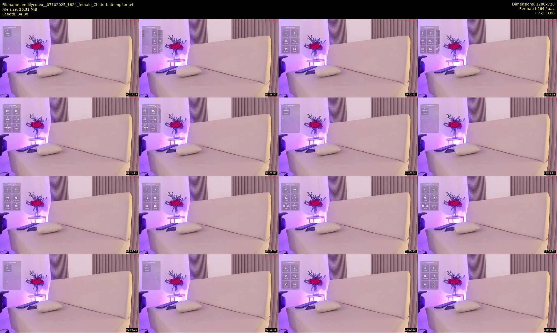 emiilycutex_ — 4 minute Chaturbate female cam show recording, 720p, Oct 7, 2025
