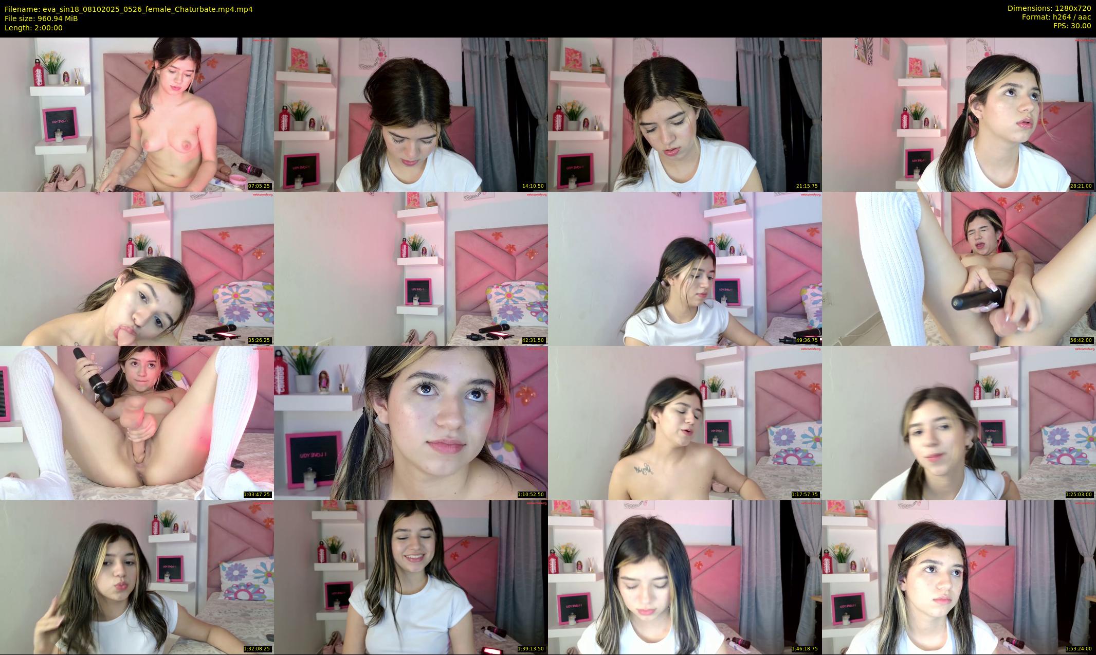 eva_sin18 — 120 minute Chaturbate female cam show recording, 720p, Oct 8, 2025