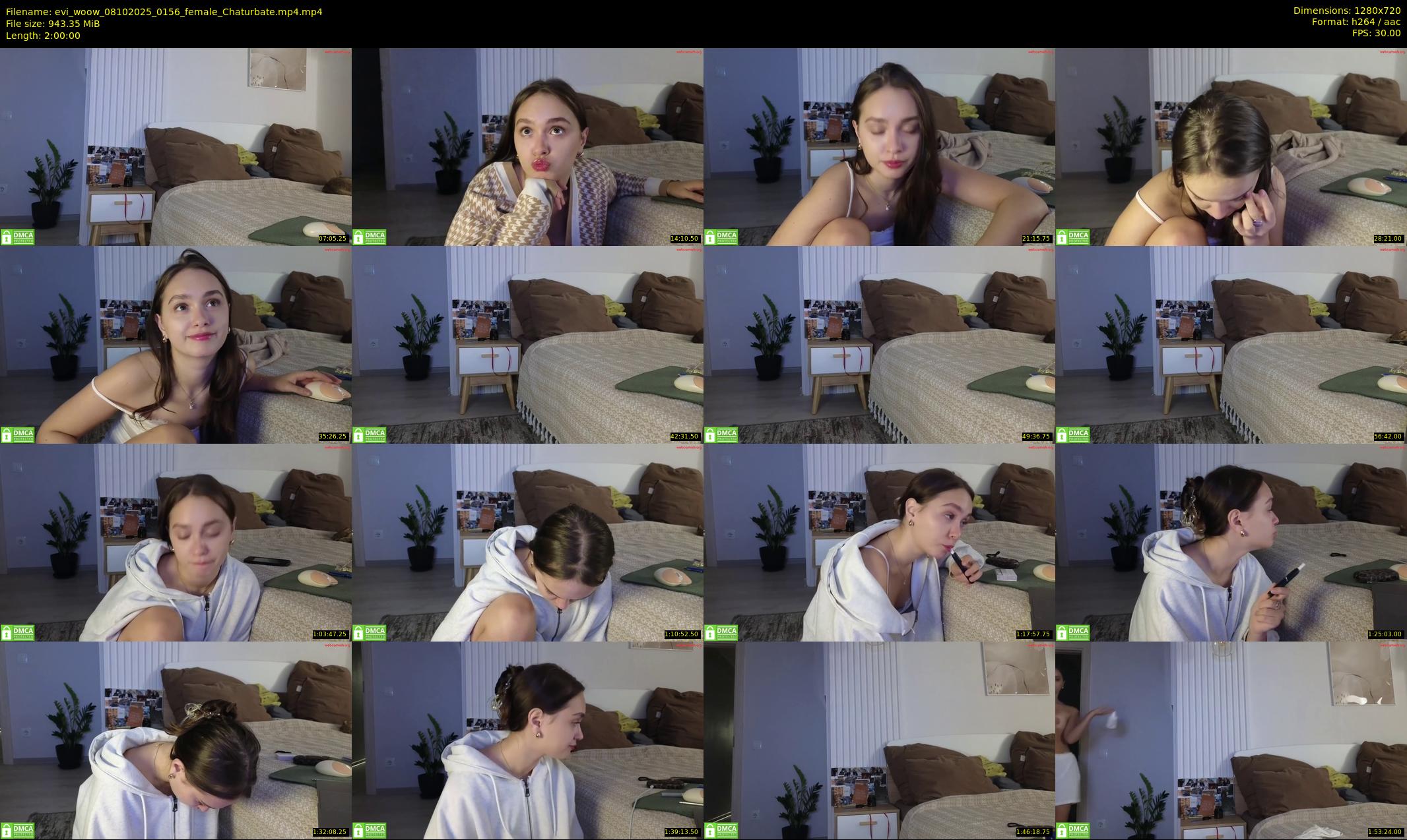 evi_woow — 120 minute Chaturbate female cam show recording, 720p, Oct 8, 2025