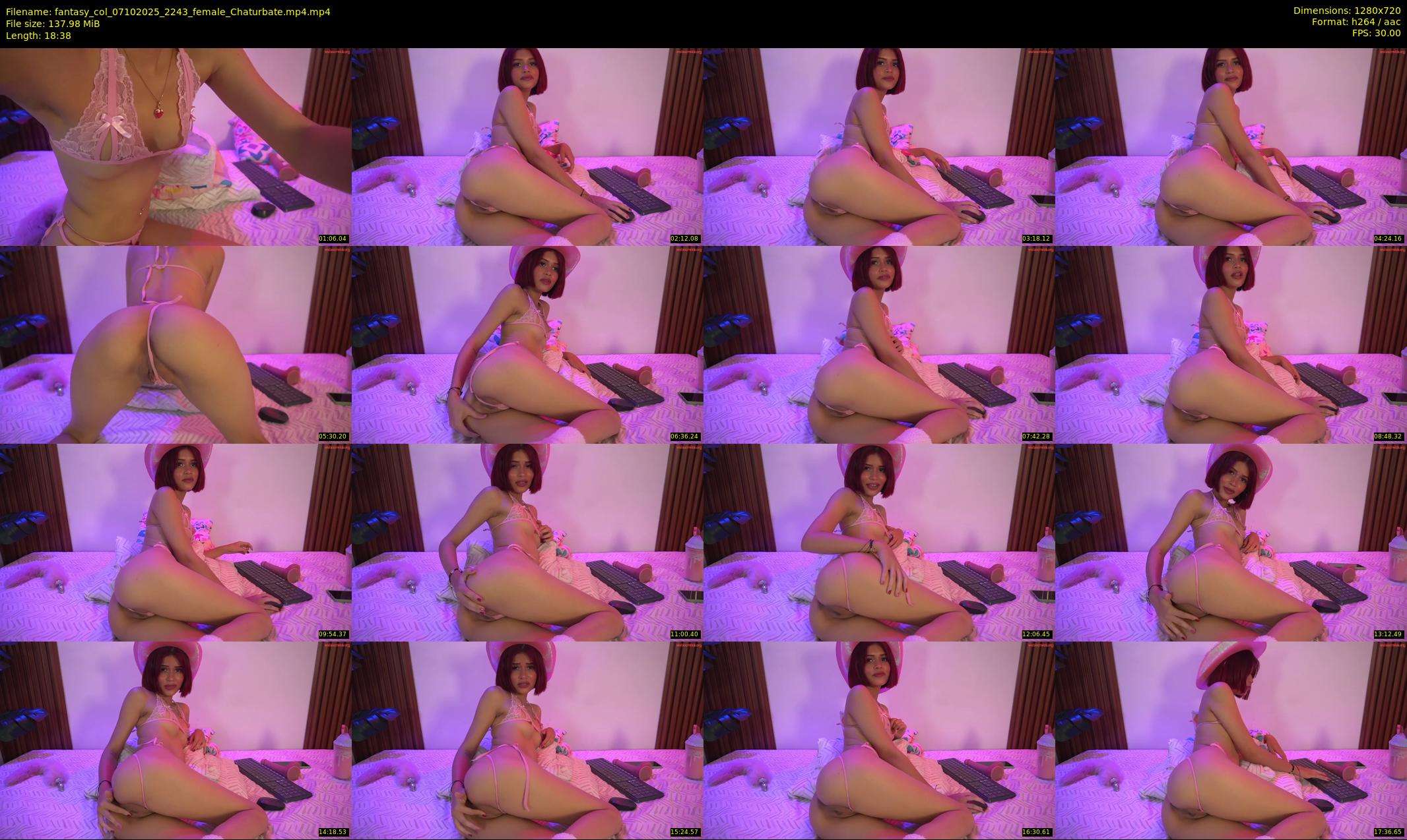 fantasy_col — 19 minute Chaturbate female cam show recording, 720p, Oct 7, 2025