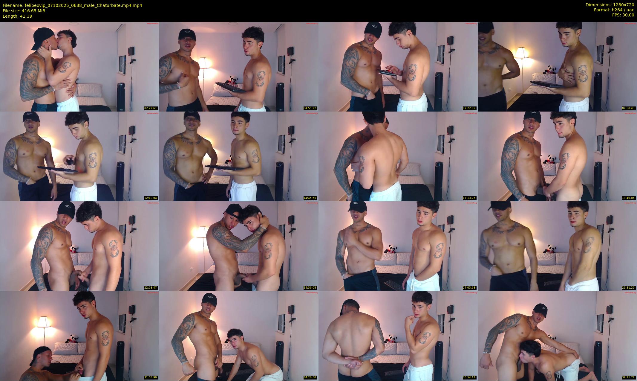 felipexvip — 42 minute Chaturbate male cam show recording, 720p, Oct 7, 2025