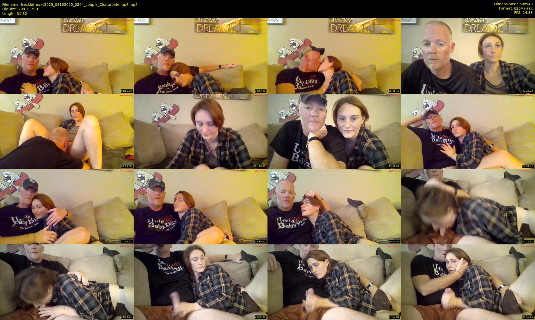 frecklefreaks2025 — 32 minute Chaturbate couple cam show recording, 480p, Oct 8, 2025