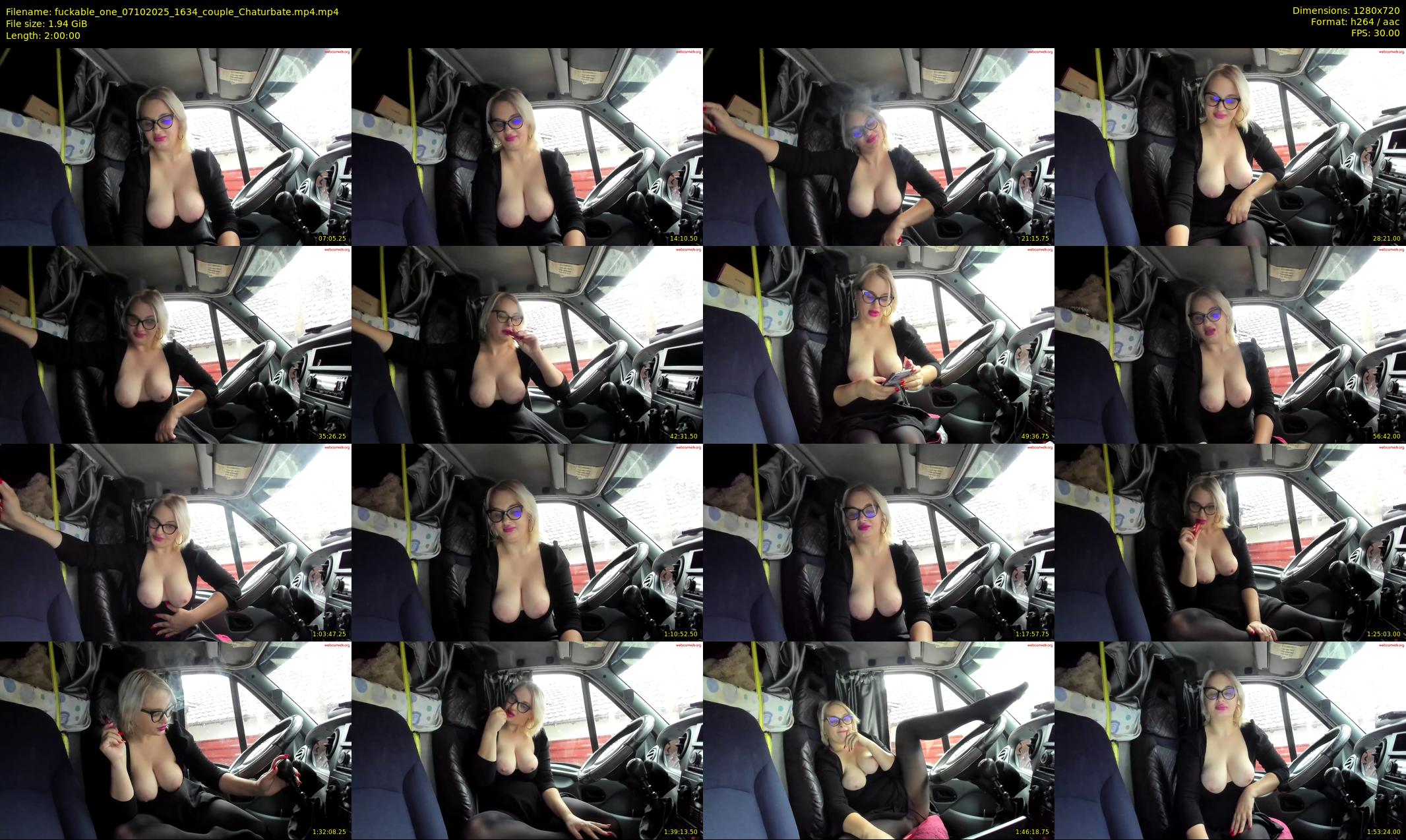 fuckable_one — 120 minute Chaturbate couple cam show recording, 720p, Oct 7, 2025