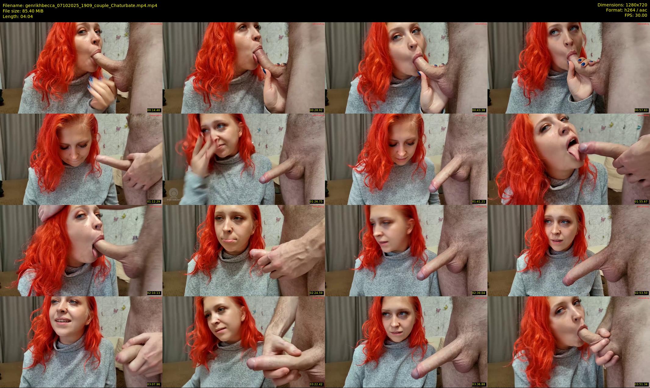 genrikhbecca — 5 minute Chaturbate couple cam show recording, 720p, Oct 7, 2025