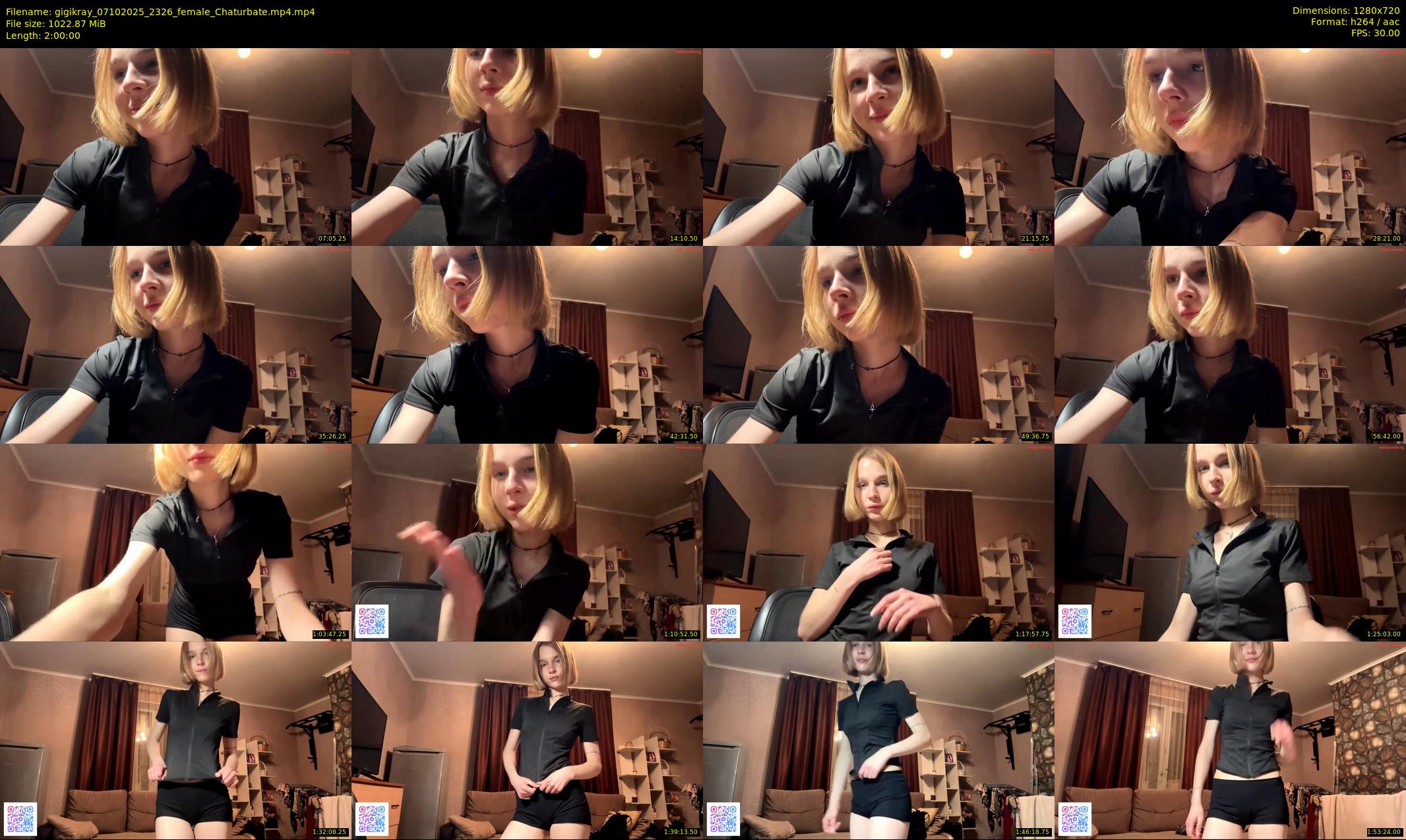 gigikray — 120 minute Chaturbate female cam show recording, 720p, Oct 7, 2025