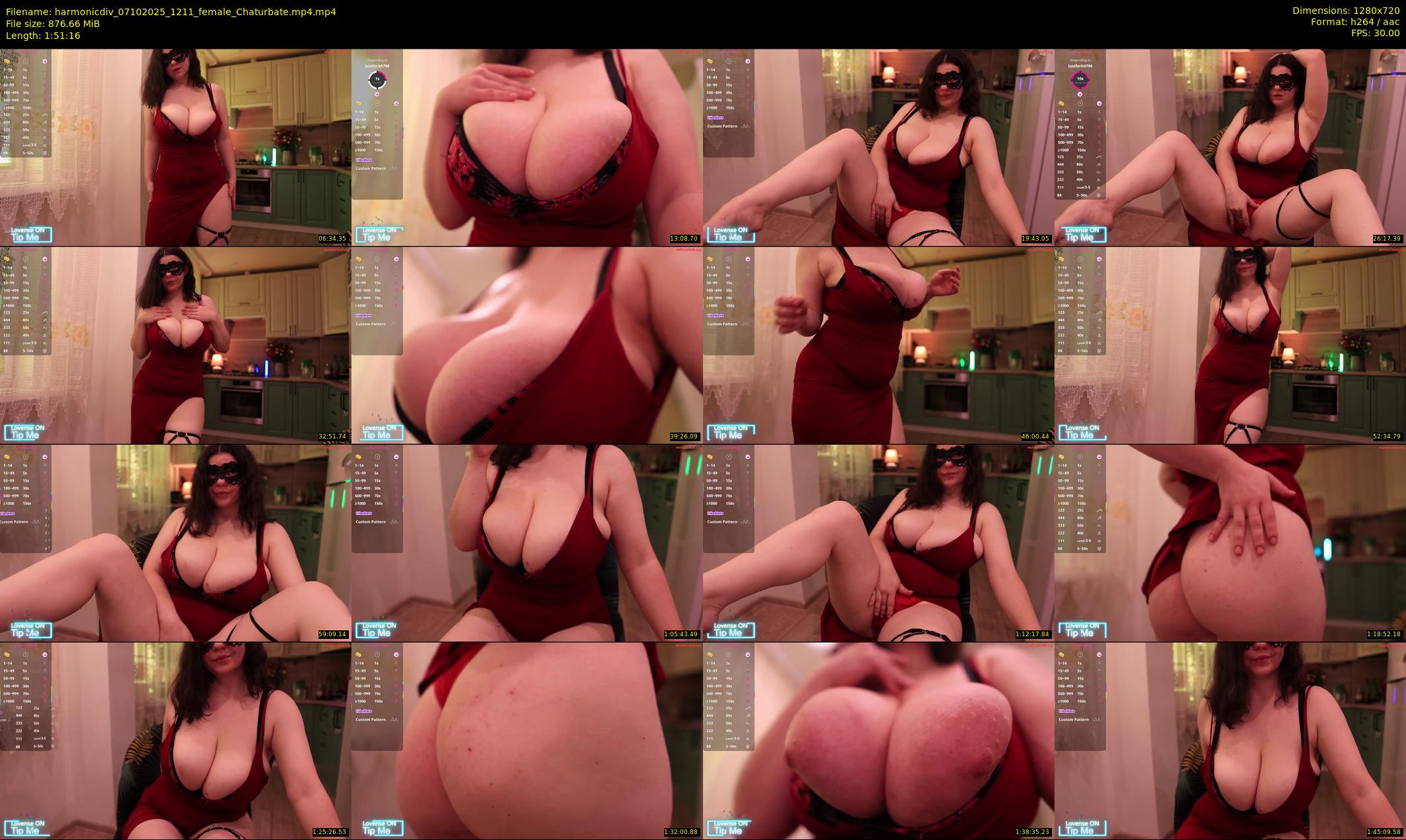 harmonicdiv — 112 minute Chaturbate female cam show recording, 720p, Oct 7, 2025