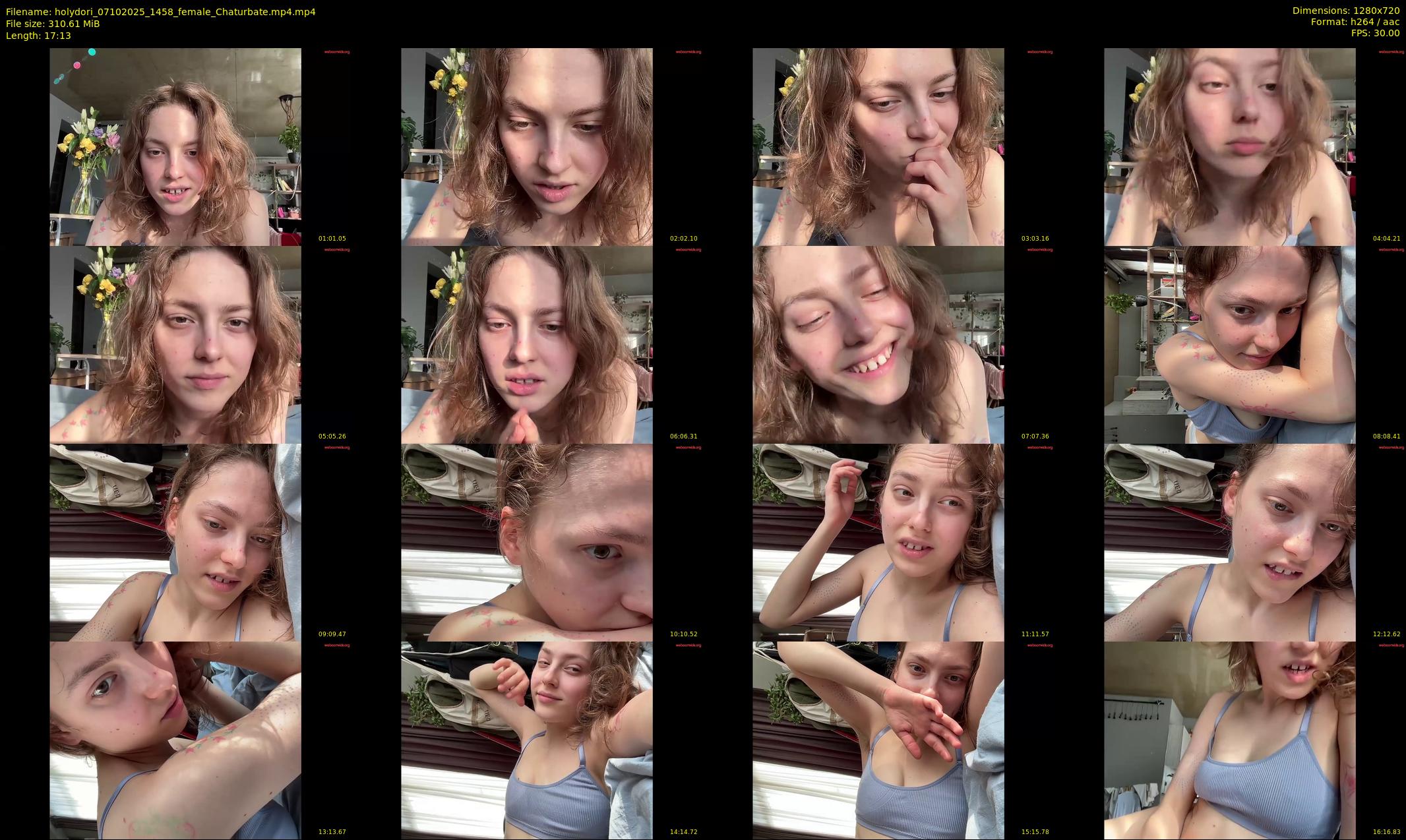holydori — 18 minute Chaturbate female cam show recording, 720p, Oct 7, 2025