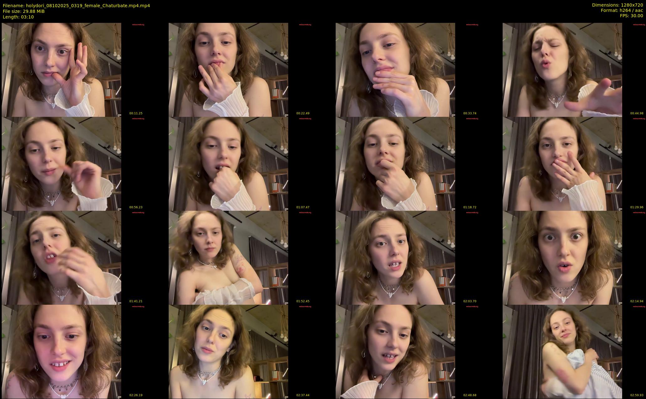 holydori — 4 minute Chaturbate female cam show recording, 720p, Oct 8, 2025