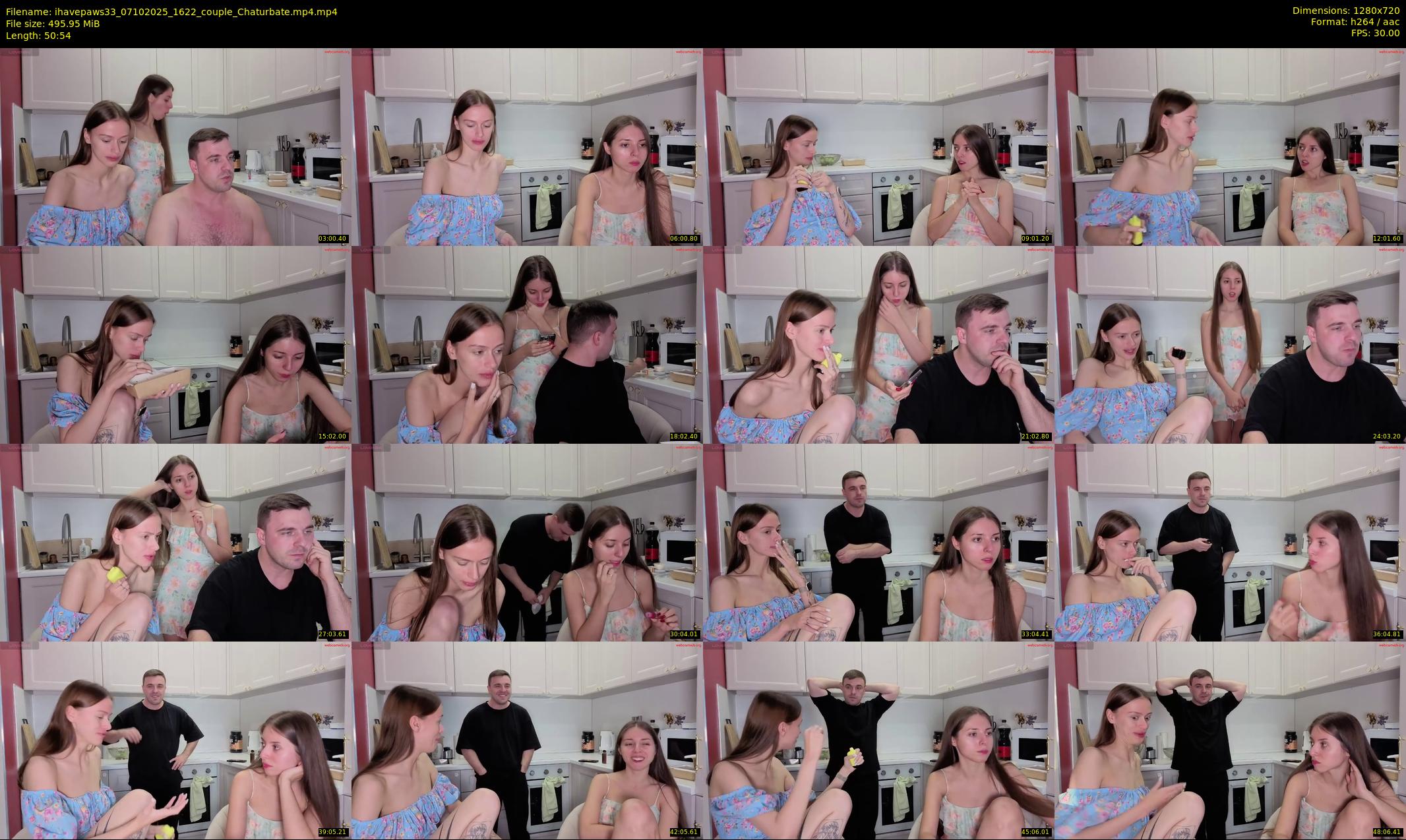 ihavepaws33 — 51 minute Chaturbate couple cam show recording, 720p, Oct 7, 2025