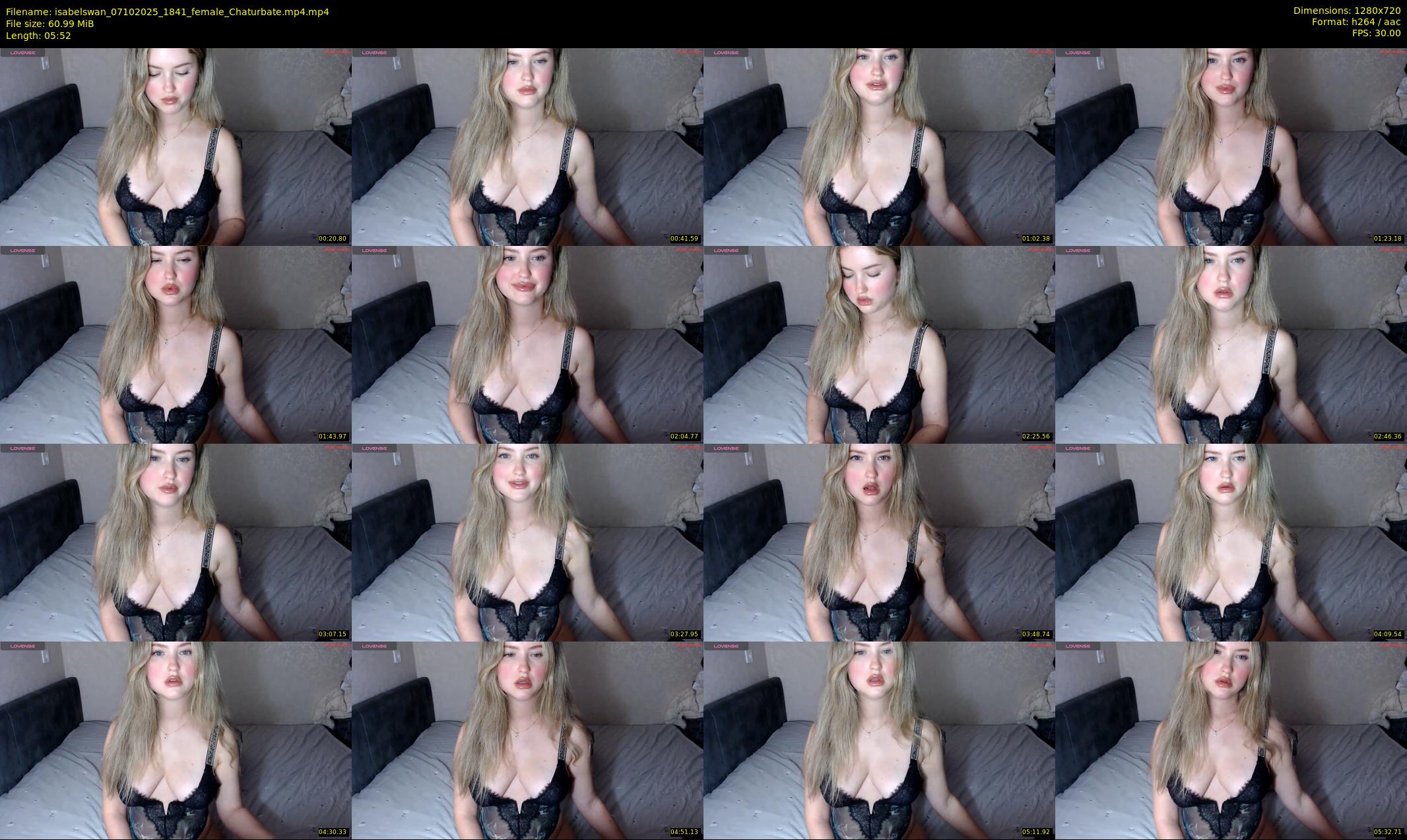 isabelswan — 6 minute Chaturbate female cam show recording, 720p, Oct 7, 2025
