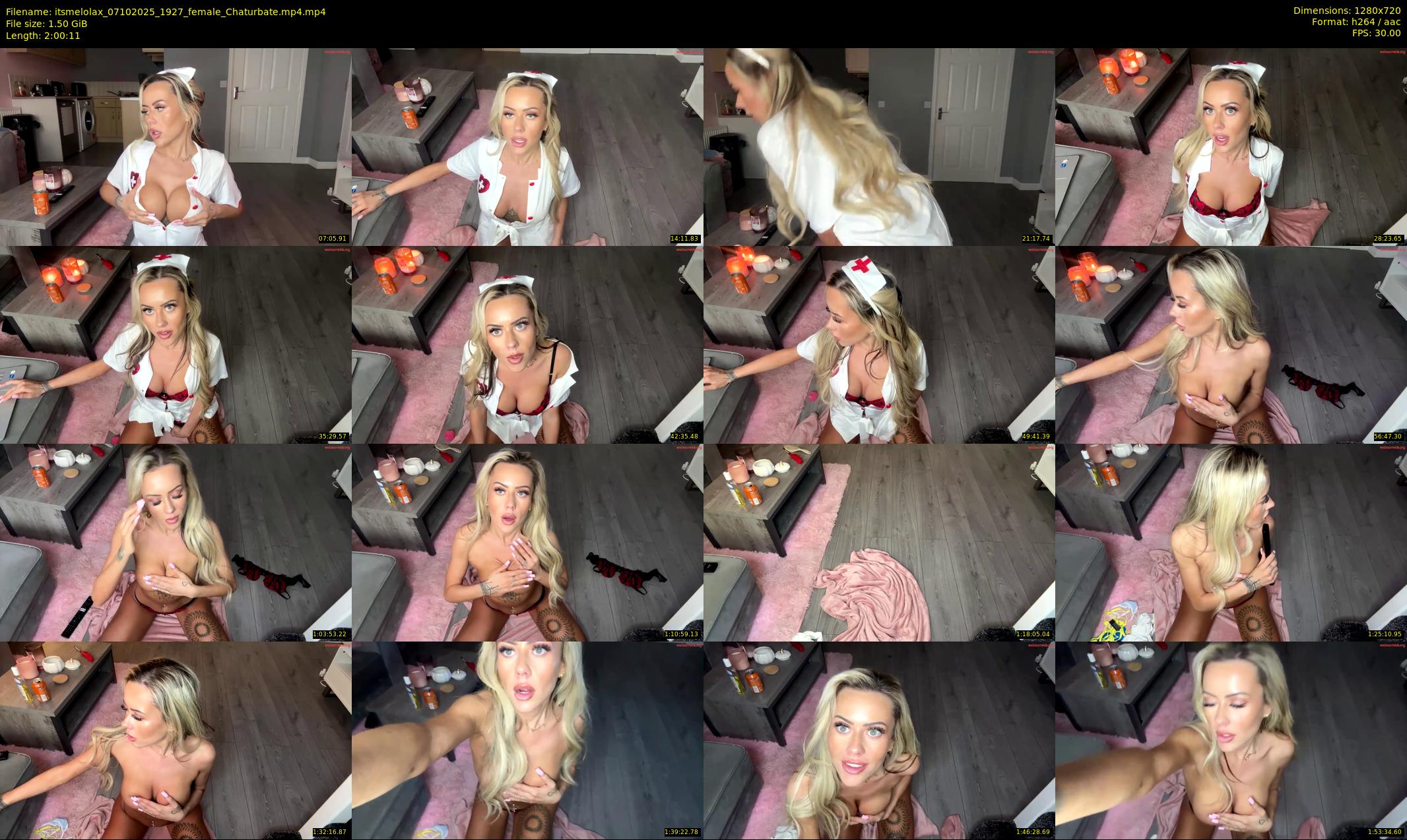 itsmelolax — 121 minute Chaturbate female cam show recording, 720p, Oct 7, 2025