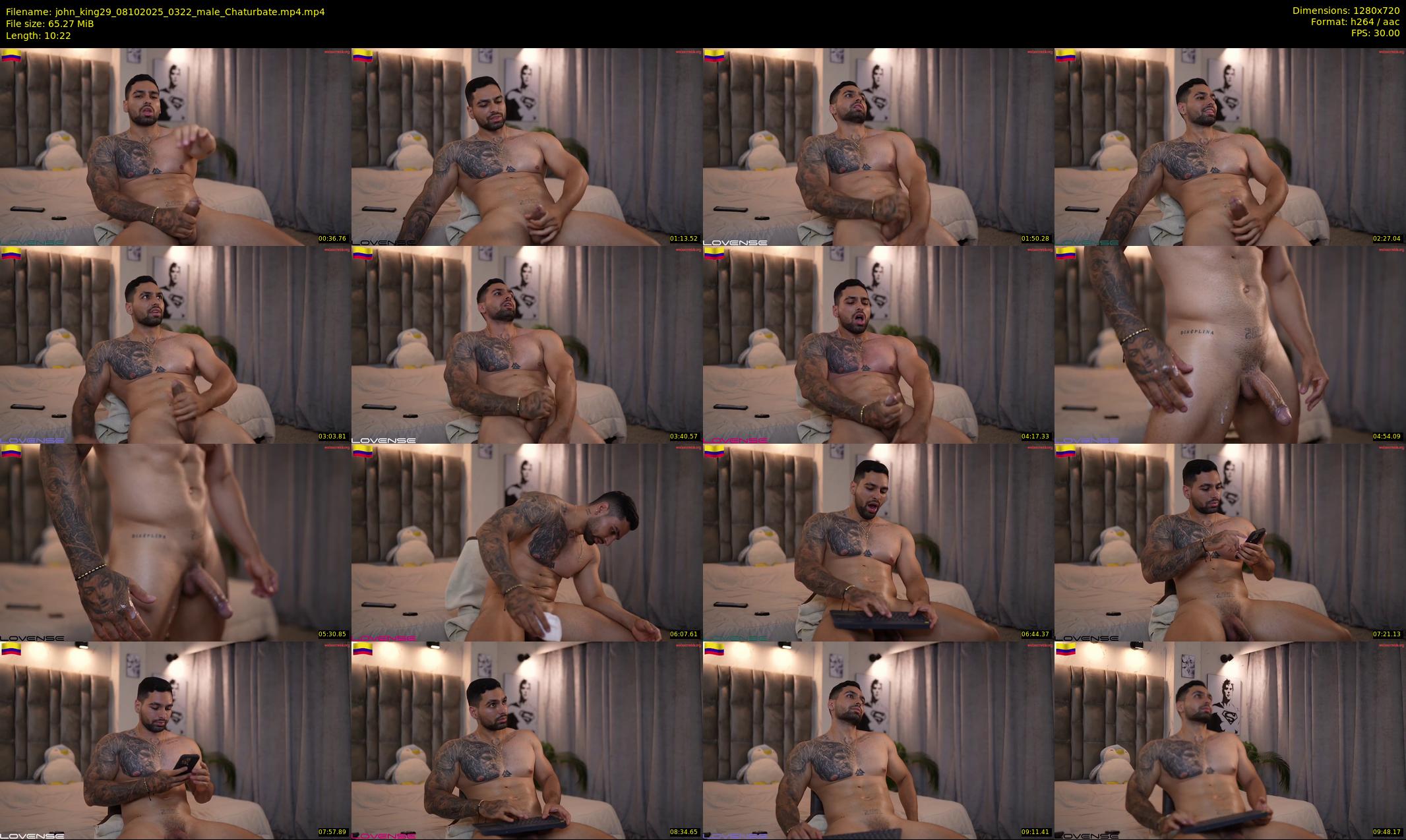 john_king29 — 11 minute Chaturbate male cam show recording, 720p, Oct 8, 2025