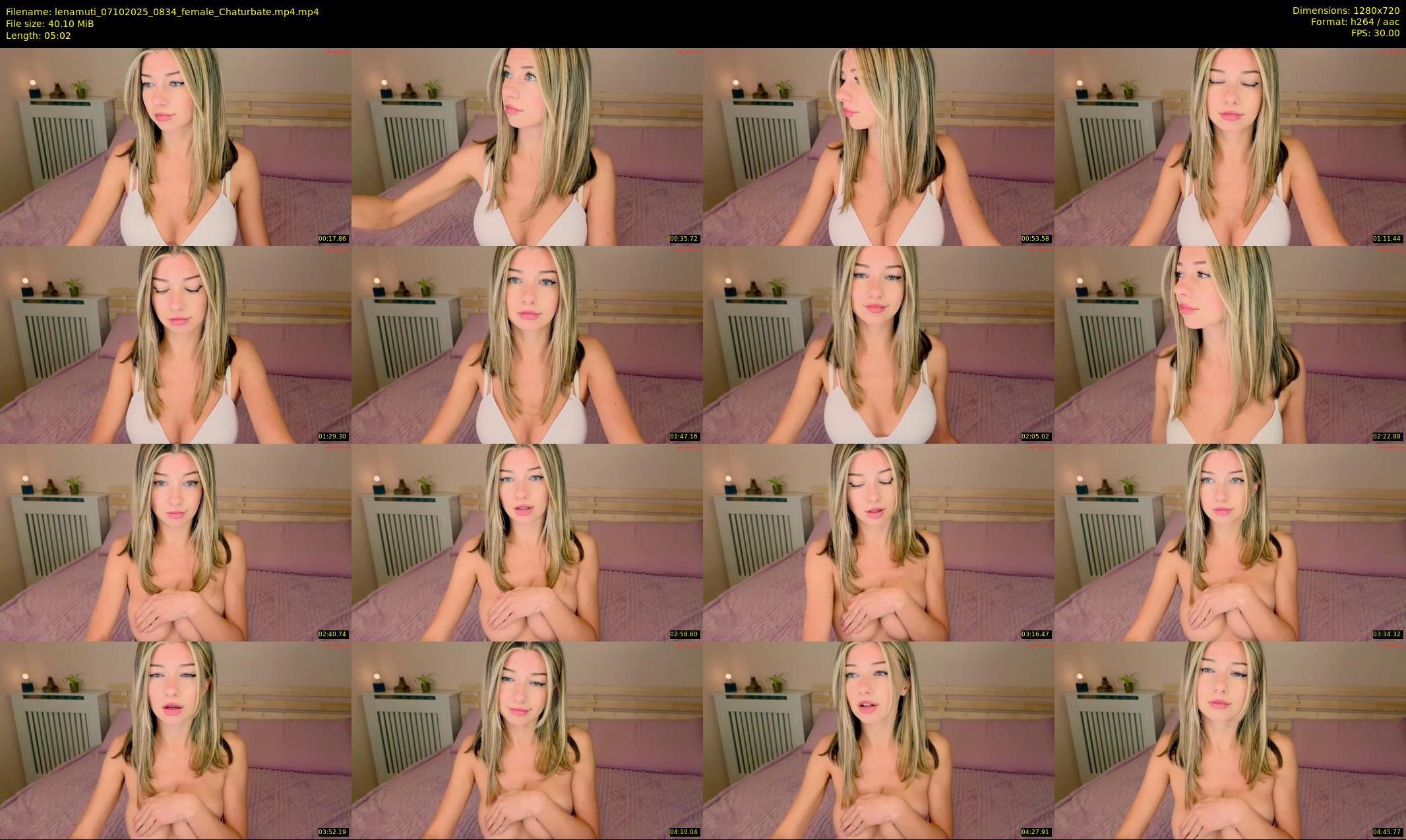 lenamuti — 6 minute Chaturbate female cam show recording, 720p, Oct 7, 2025