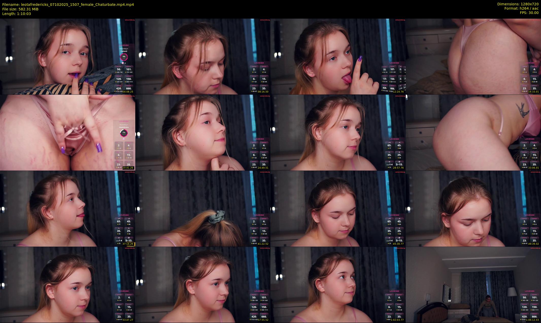 leotafredericks — 71 minute Chaturbate female cam show recording, 720p, Oct 7, 2025