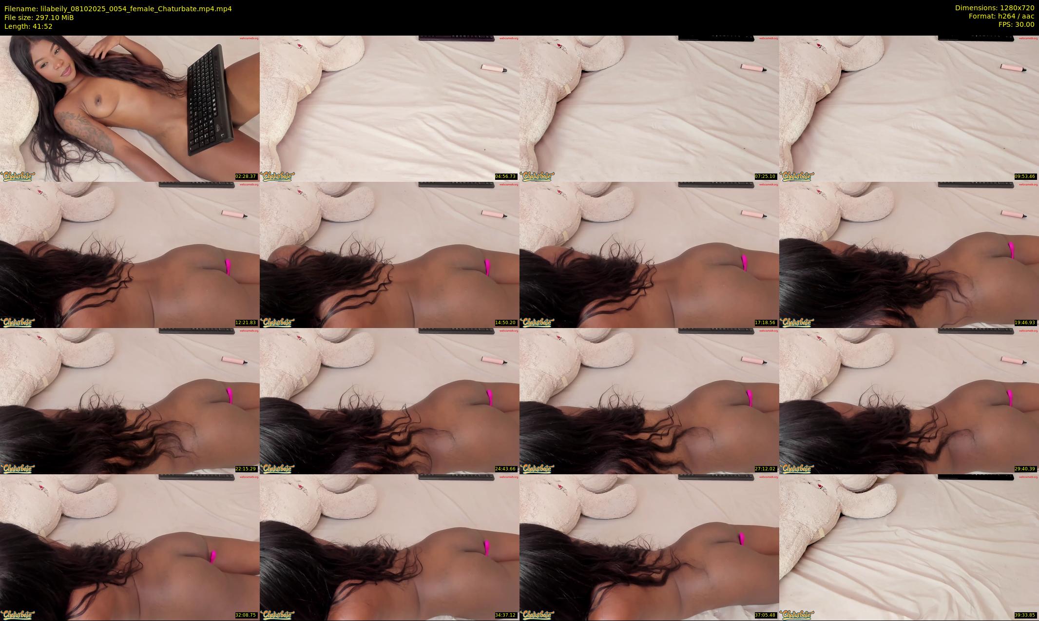 lilabeily — 42 minute Chaturbate female cam show recording, 720p, Oct 8, 2025