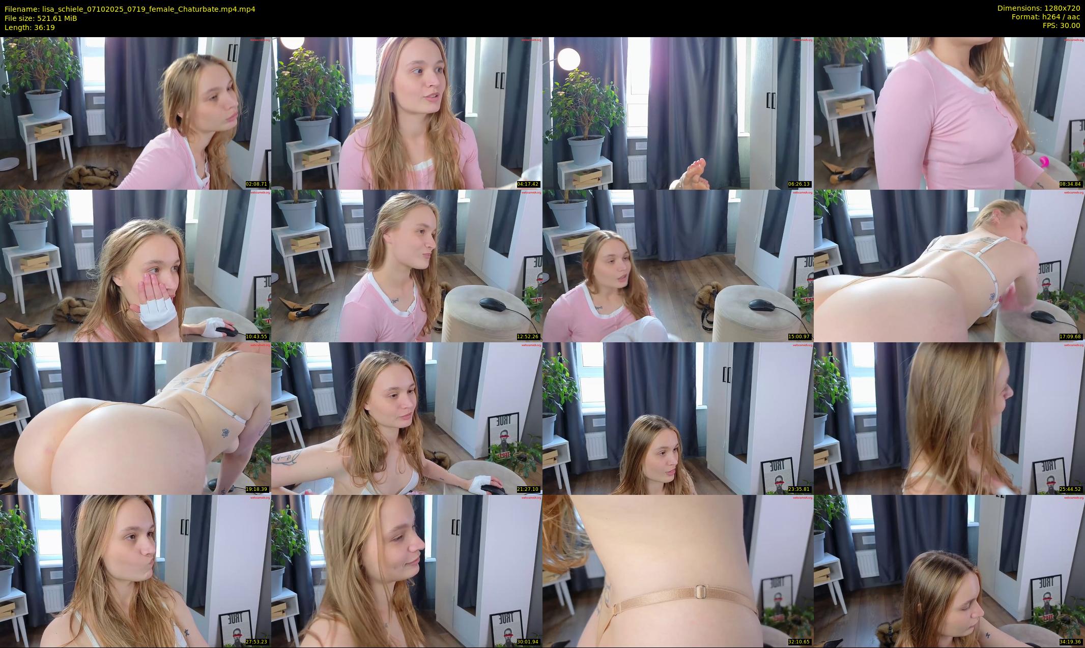 lisa_schiele — 37 minute Chaturbate female cam show recording, 720p, Oct 7, 2025