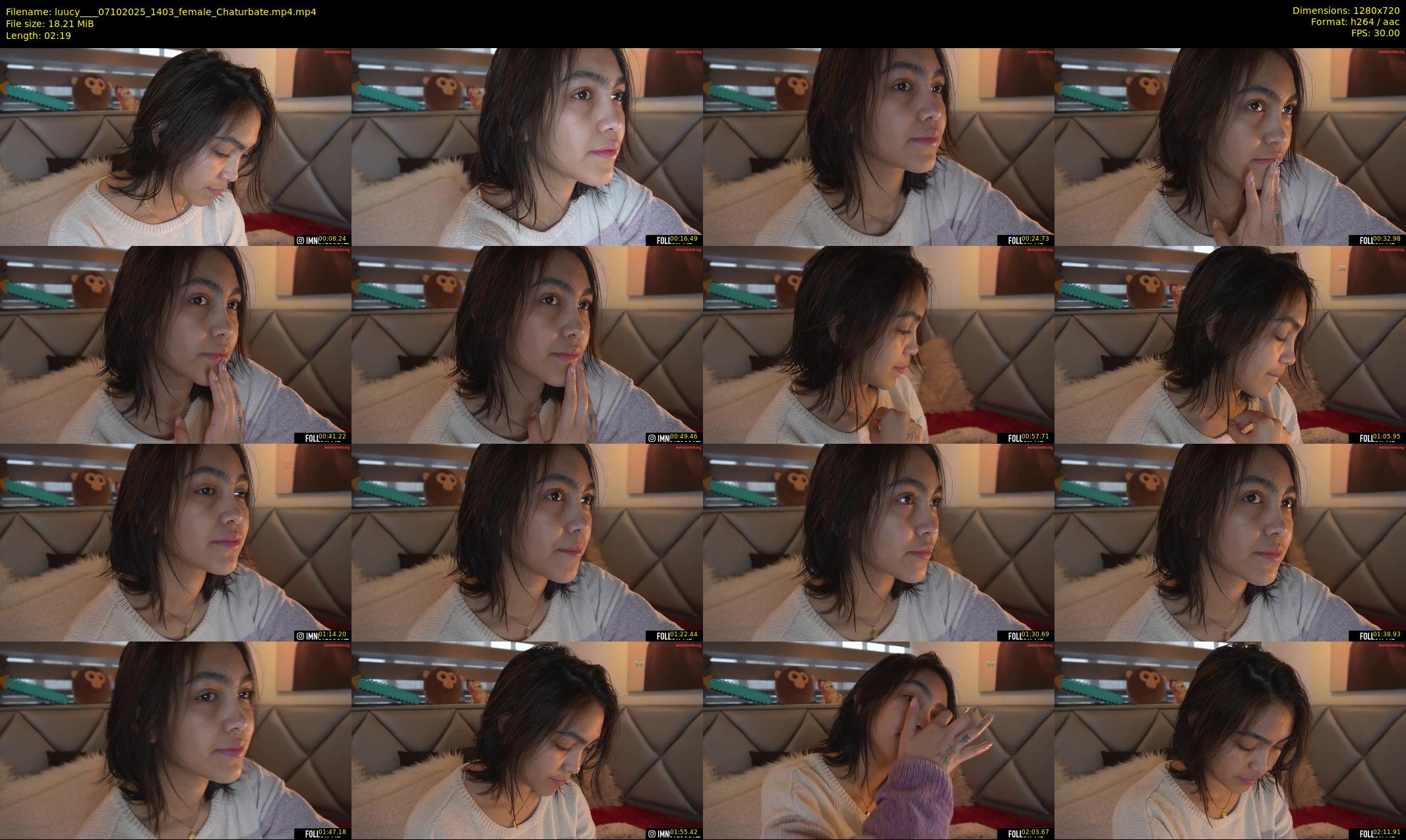 luucy___ — 3 minute Chaturbate female cam show recording, 720p, Oct 7, 2025