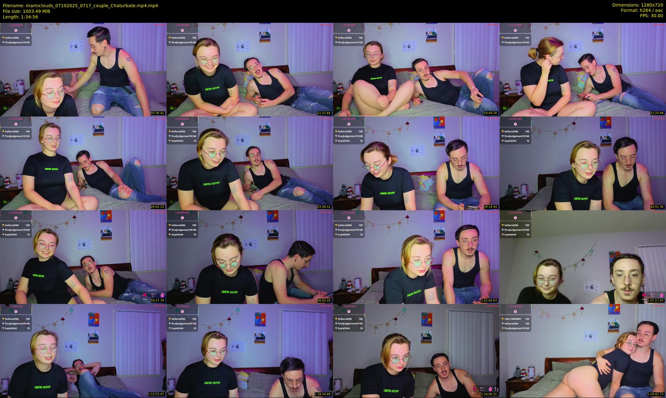 mamiclouds — 95 minute Chaturbate female cam show recording, 720p, Oct 7, 2025