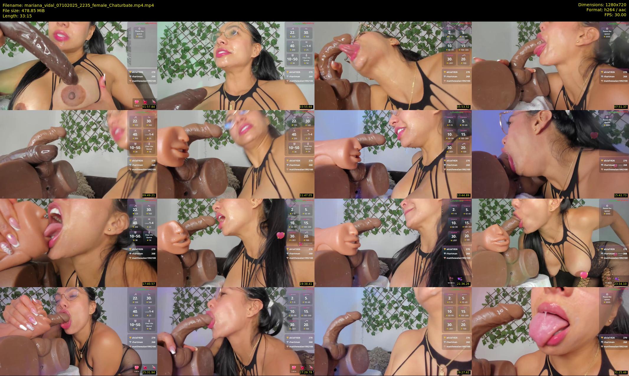 mariana_vidal — 34 minute Chaturbate female cam show recording, 720p, Oct 7, 2025