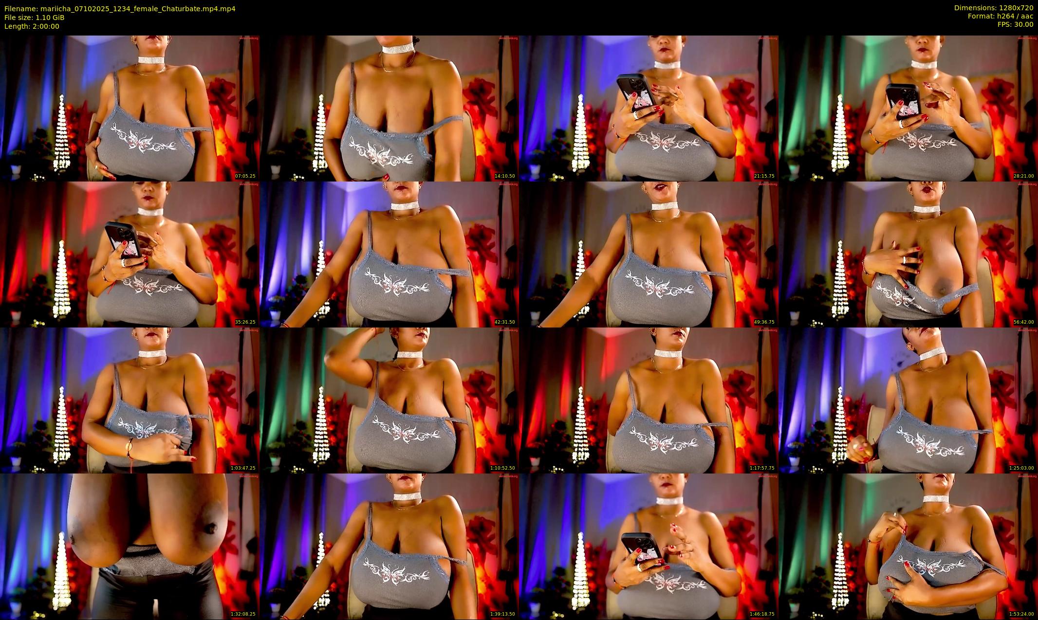 mariicha — 120 minute Chaturbate female cam show recording, 720p, Oct 7, 2025