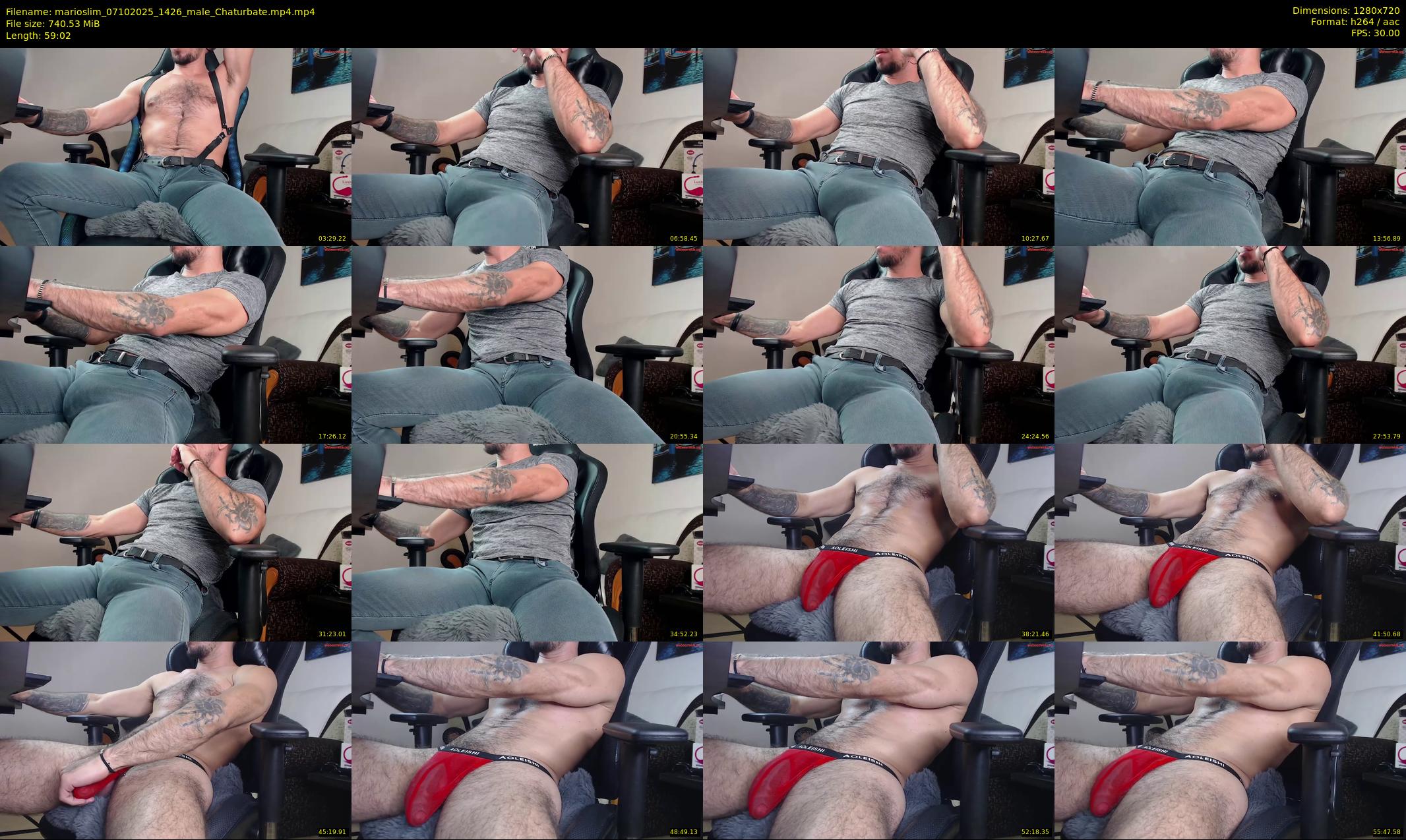 marioslim — 60 minute Chaturbate male cam show recording, 720p, Oct 7, 2025