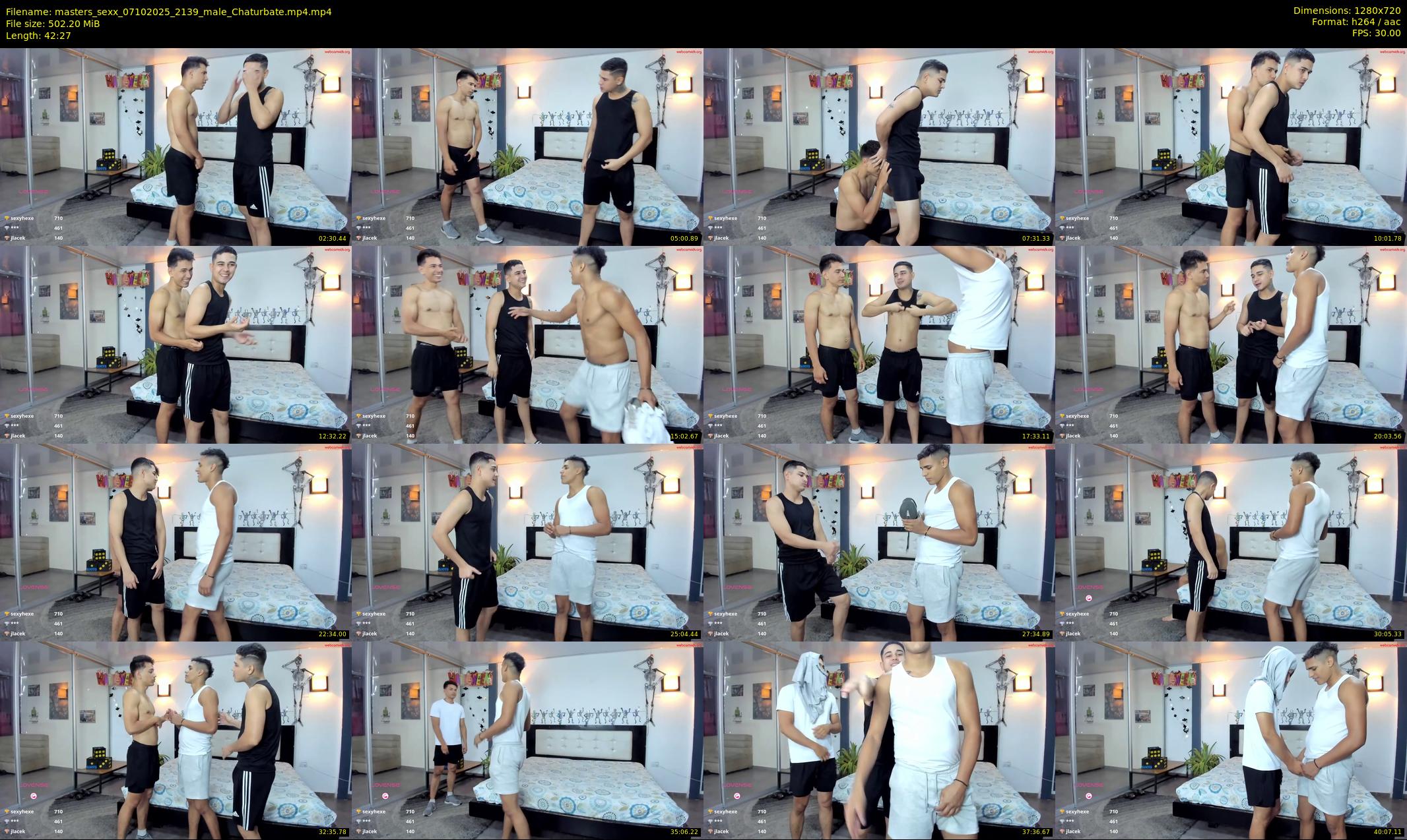 masters_sexx — 43 minute Chaturbate male cam show recording, 720p, Oct 7, 2025