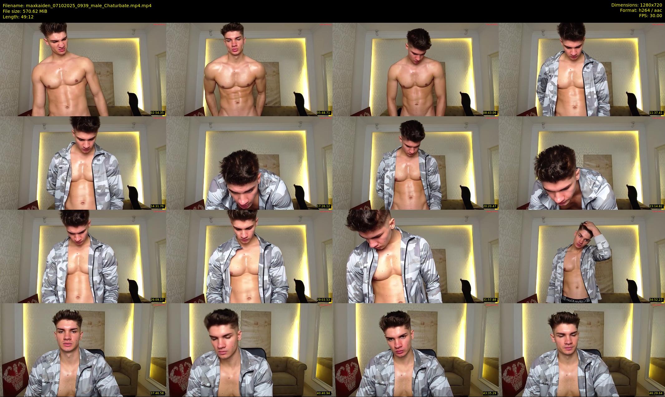 maxkaiden — 50 minute Chaturbate male cam show recording, 720p, Oct 7, 2025